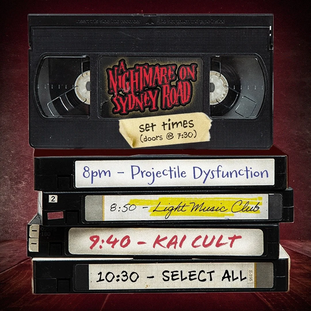 👹UPDATED SET TIMES👹 Excited to announce @projectile_dysfunction_crew as our new opener. Thanks for jumping on board guys 👍🧛🏻