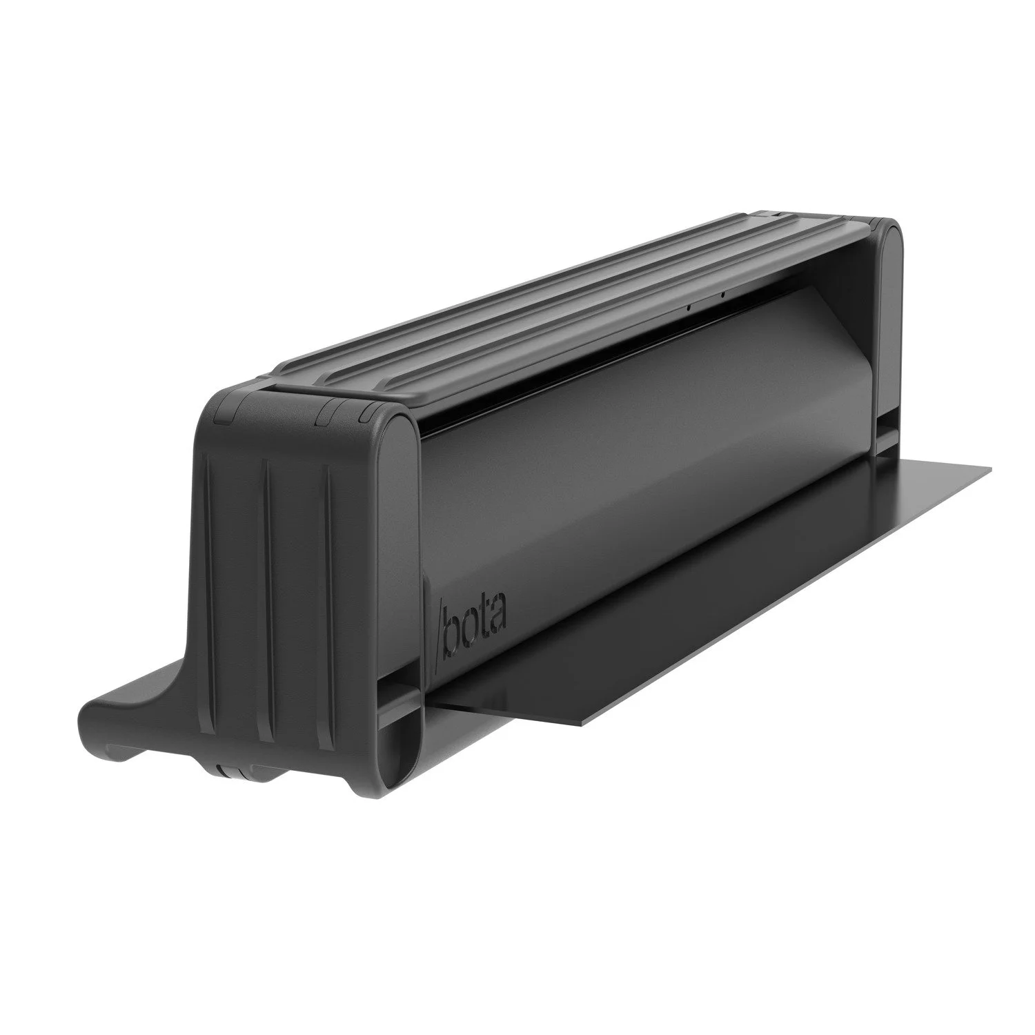 BOTA Mail Slot Insulator — letter size unit, interior side, angled left, uninstalled