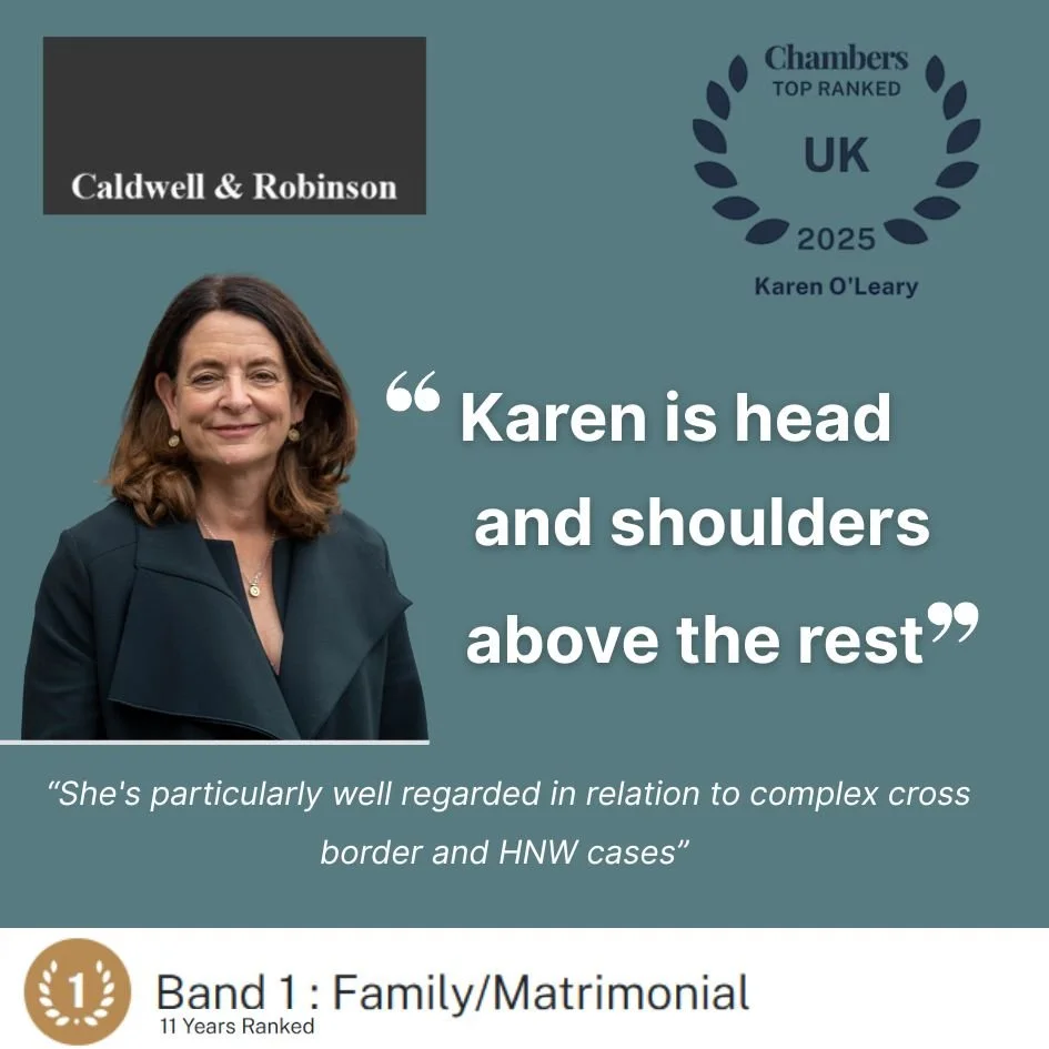Karen O’Leary’s 11th Year Ranked Band 1 by Chambers and Partners
