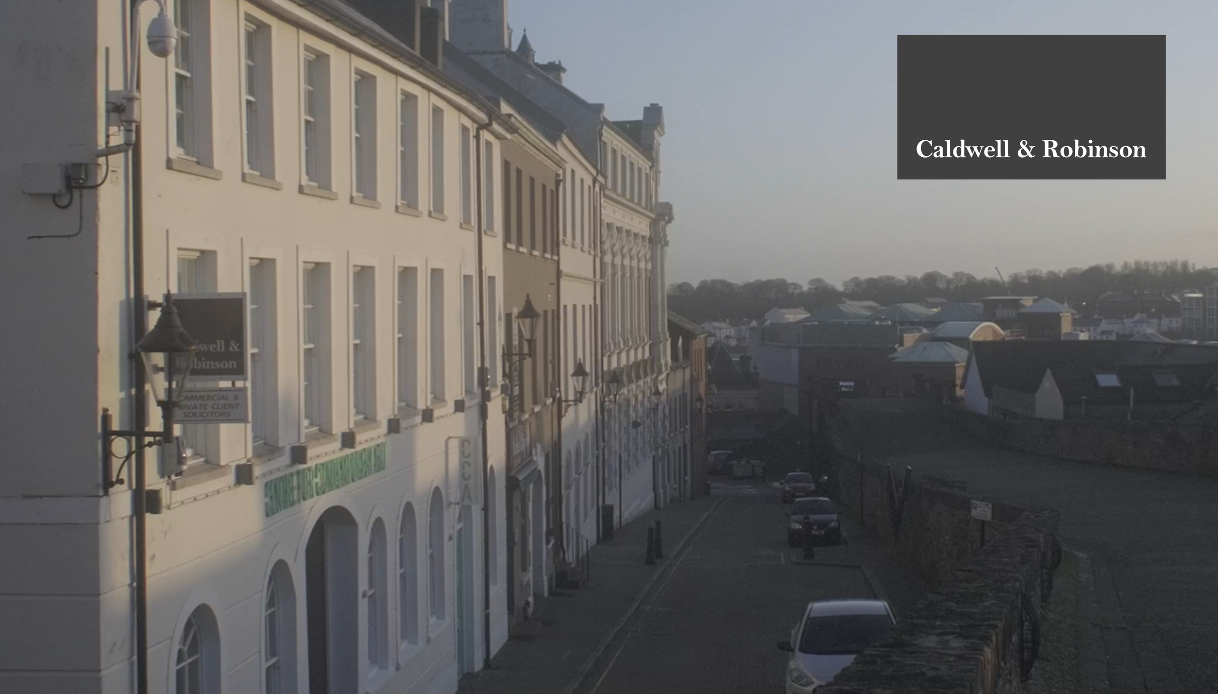 The beginning of the working day at our newly refurbished offices in Derry…