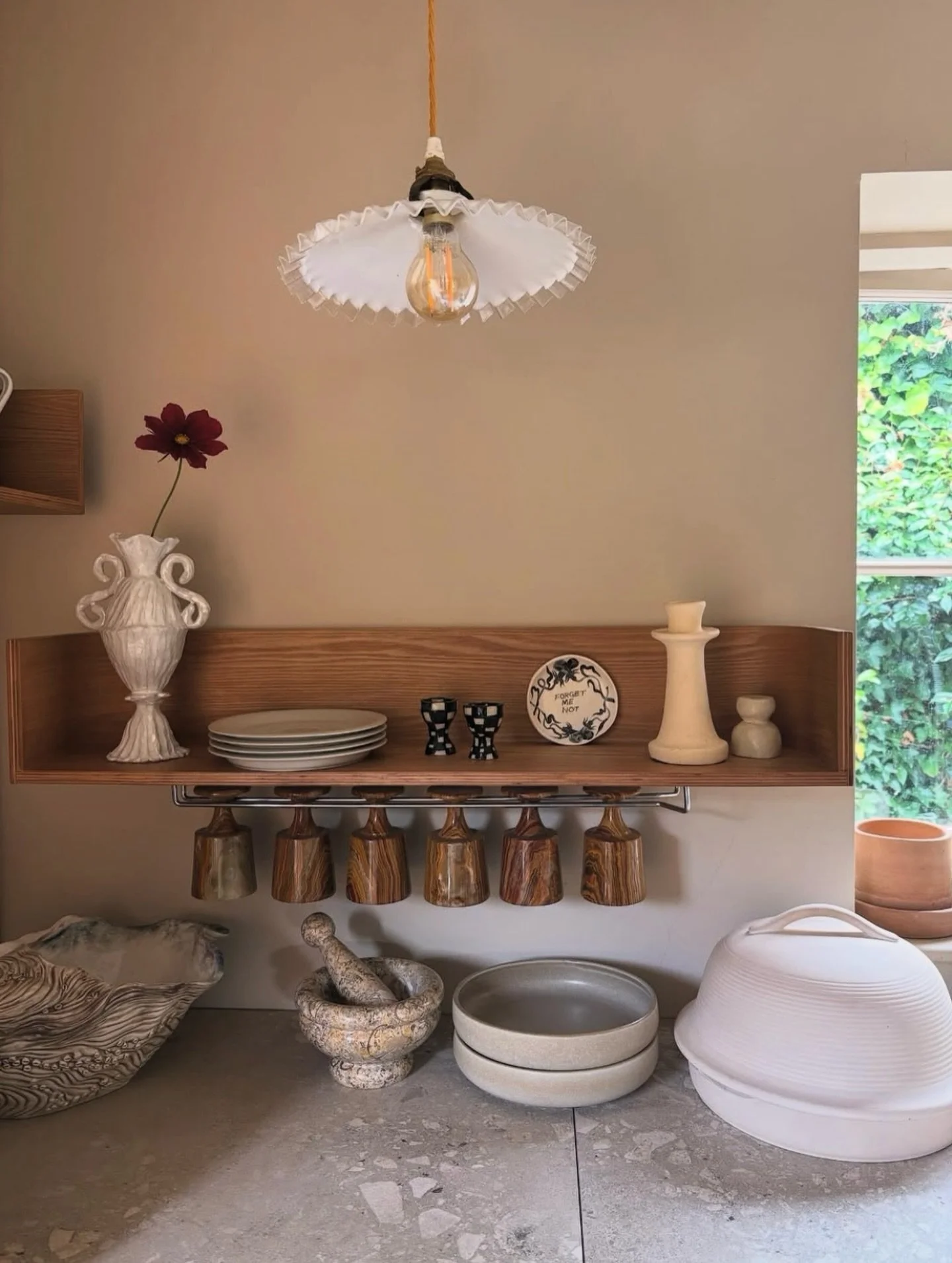 Spot a pair of checkerboard egg cups in @savingmrbankside &lsquo;s beautiful home 🥚🏁