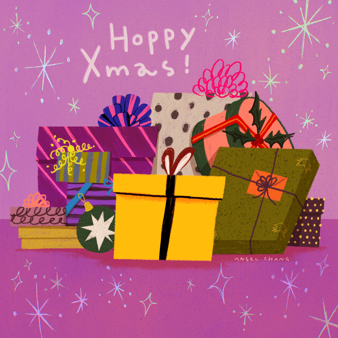 Angel Chang_Personal Work_Hoppy Xmas_2022.gif
