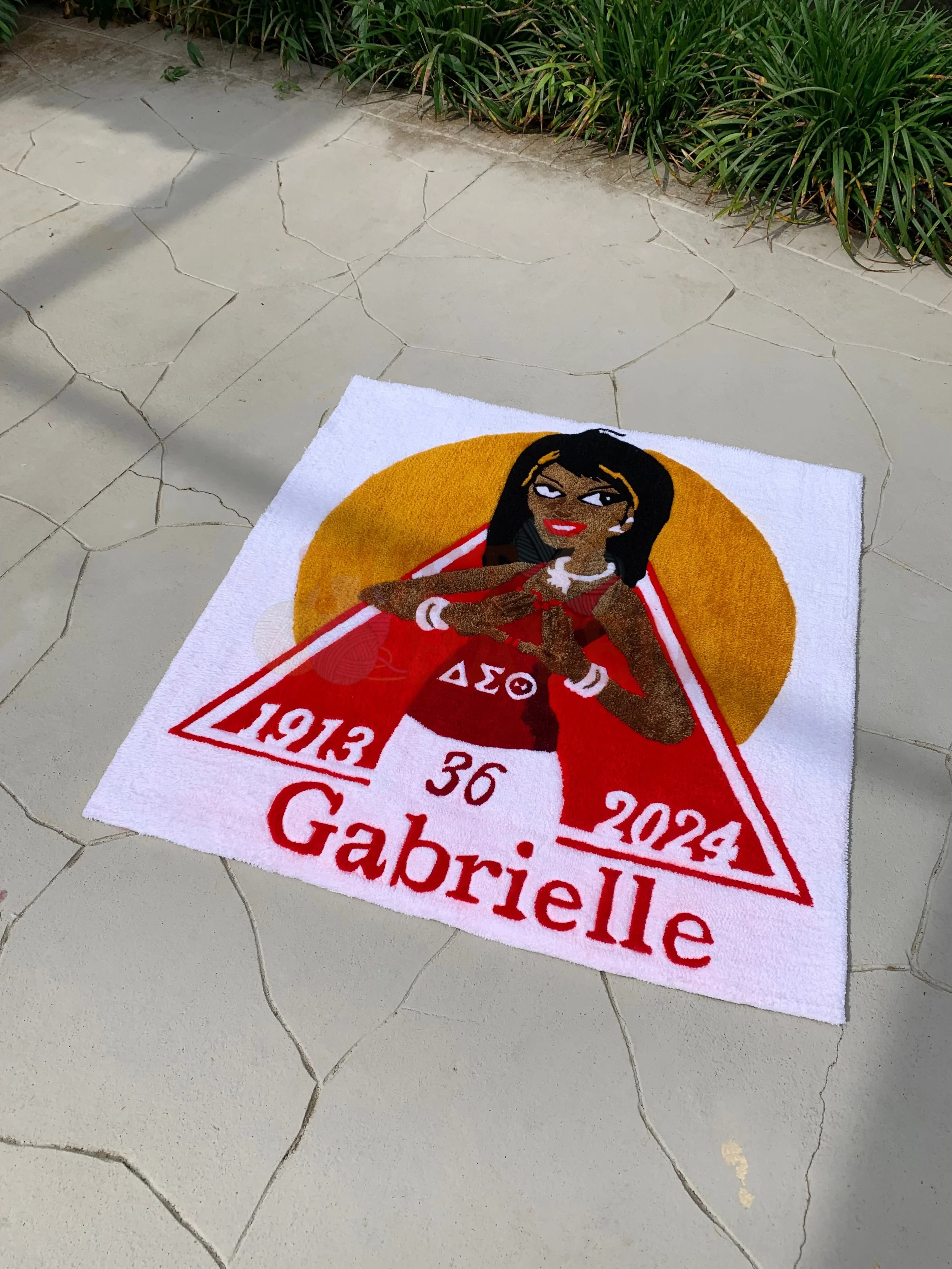 Custom Image Rug| Custom Wording