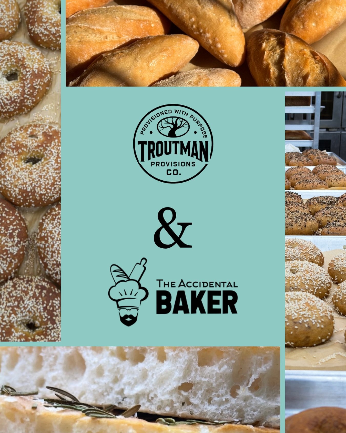 📣 We&rsquo;re excited to announce a new partnership in the Troutman area! 

You can now find a variety of our fresh-baked favorites at Troutman Provisions Company like: sourdough, bagels, sandwich bread, focaccia, baguettes, and hamburger buns.

Nex