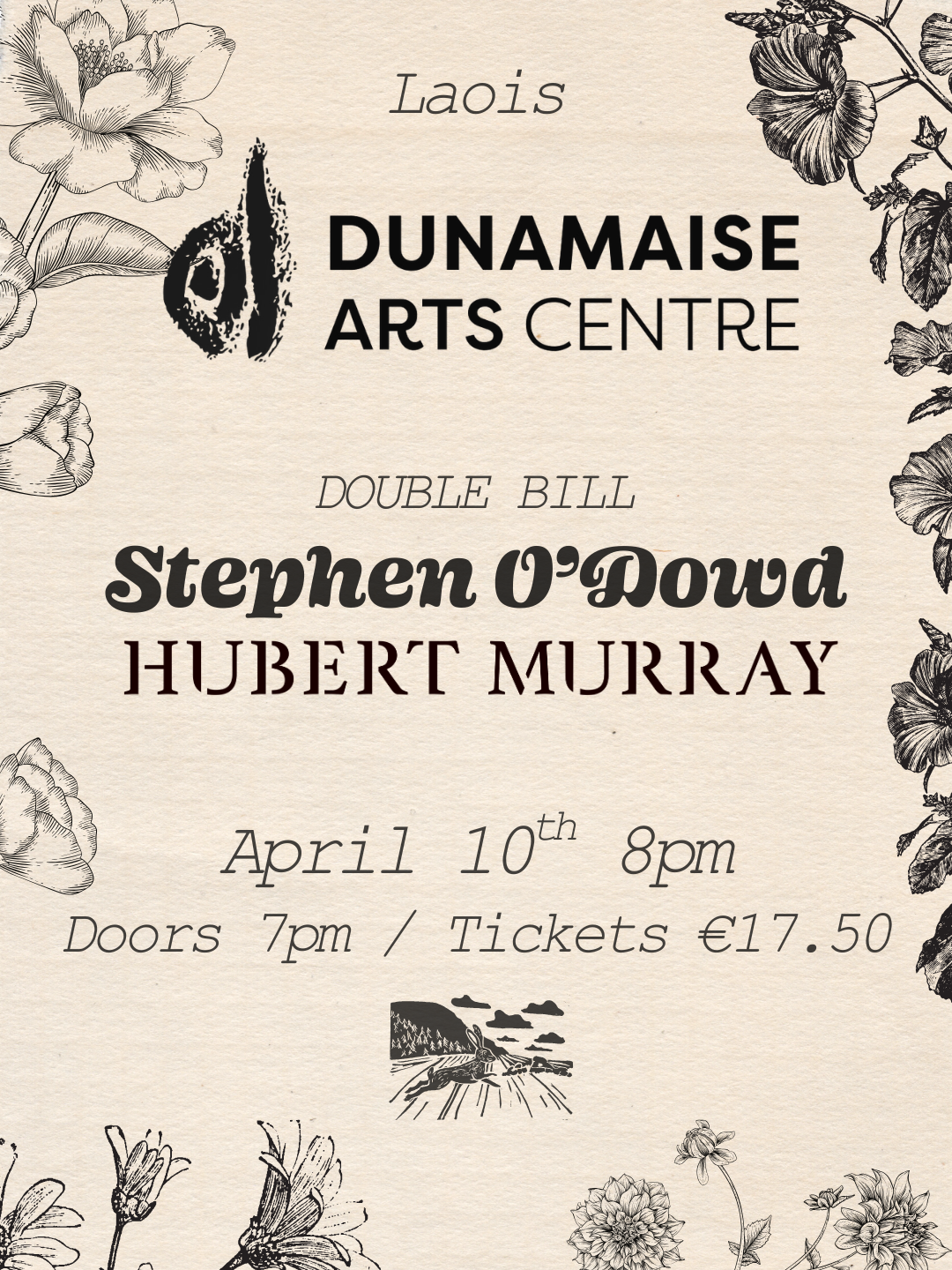 Stephen O'Dowd and Hubert Murray at The Dunamaise