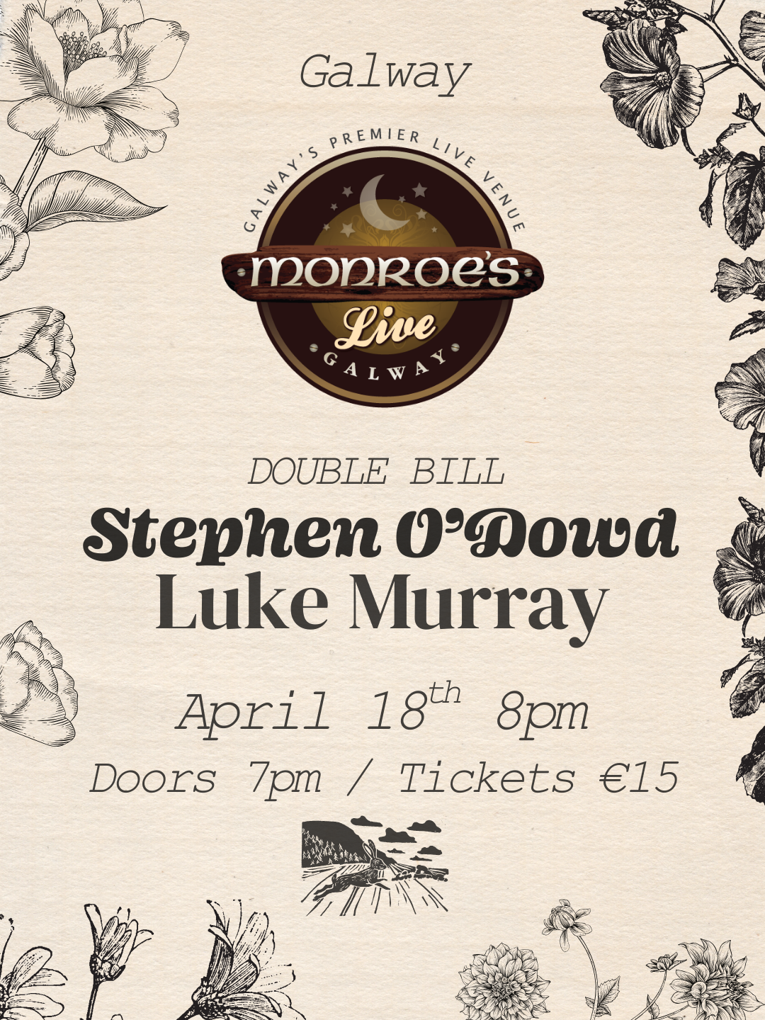 Stephen O'Dowd and Luke Murray at Monroe's