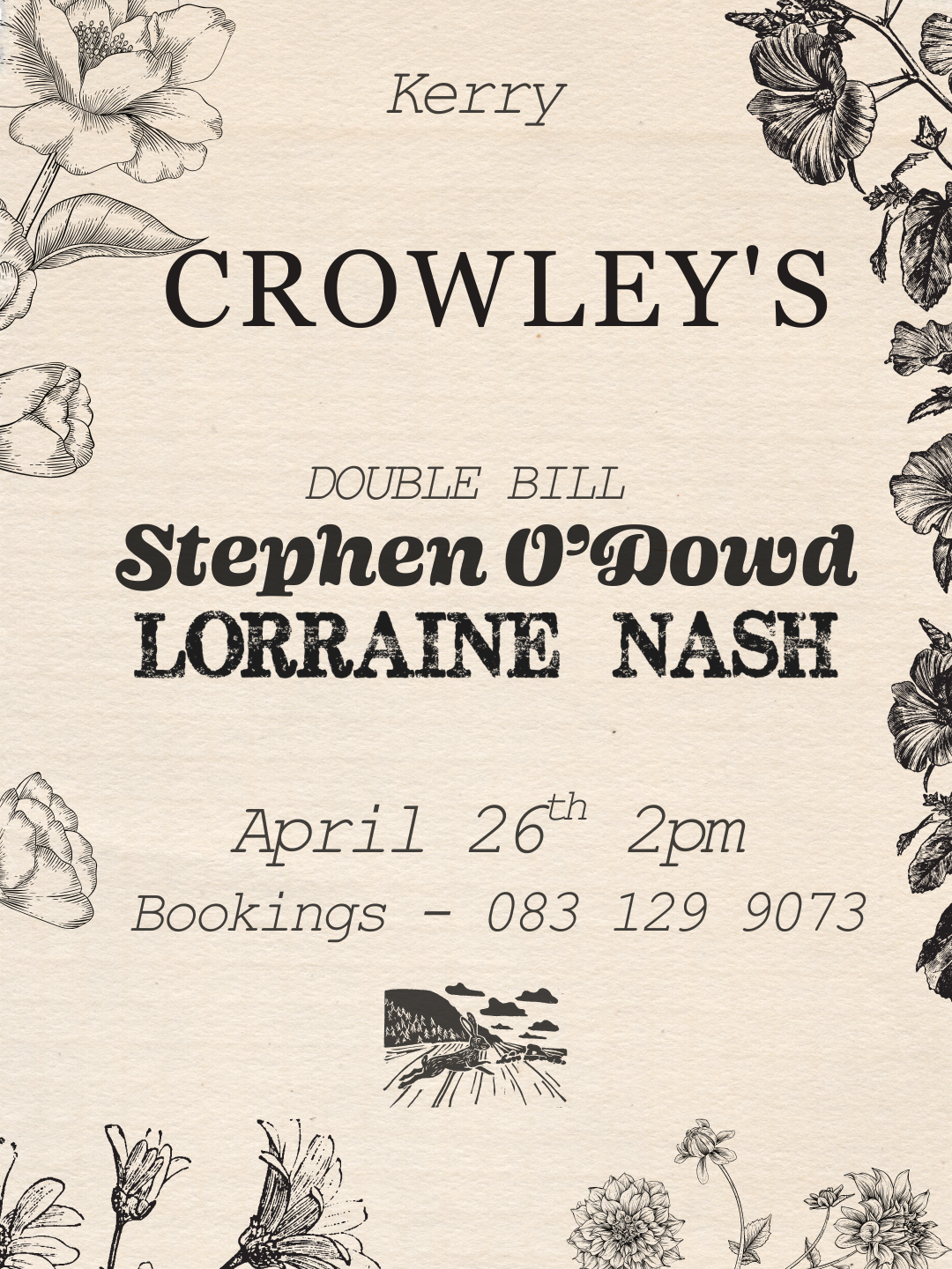 Stephen O'Dowd and Lorraine Nash at Crowley's
