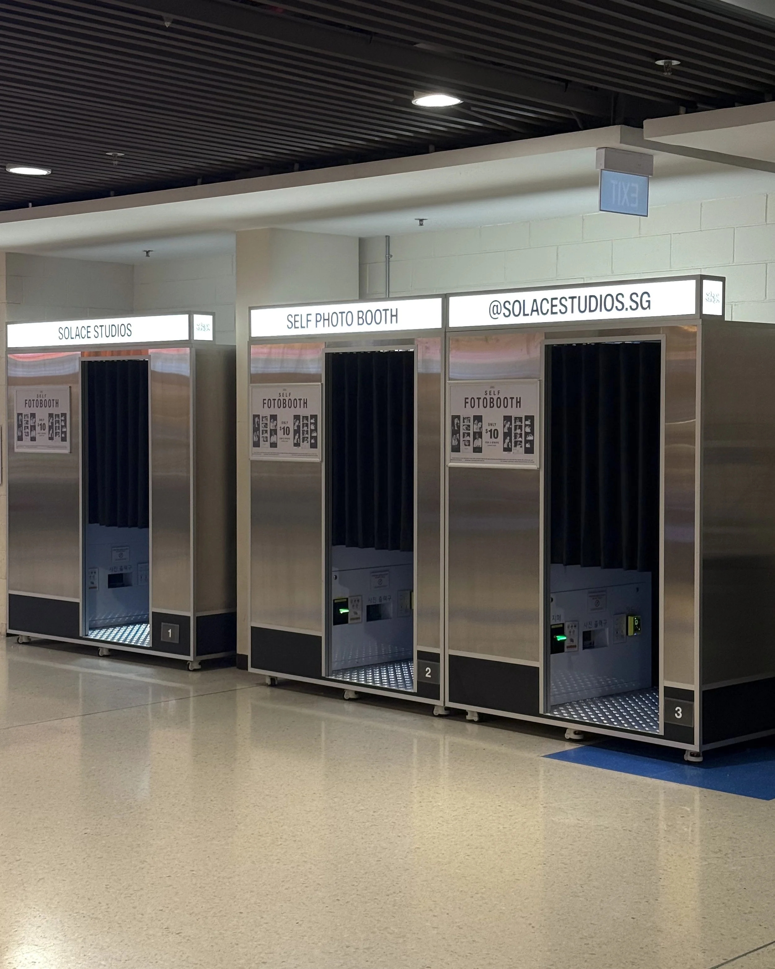 Solace Studios Kallang Wave Mall Pop Up Booths Concert