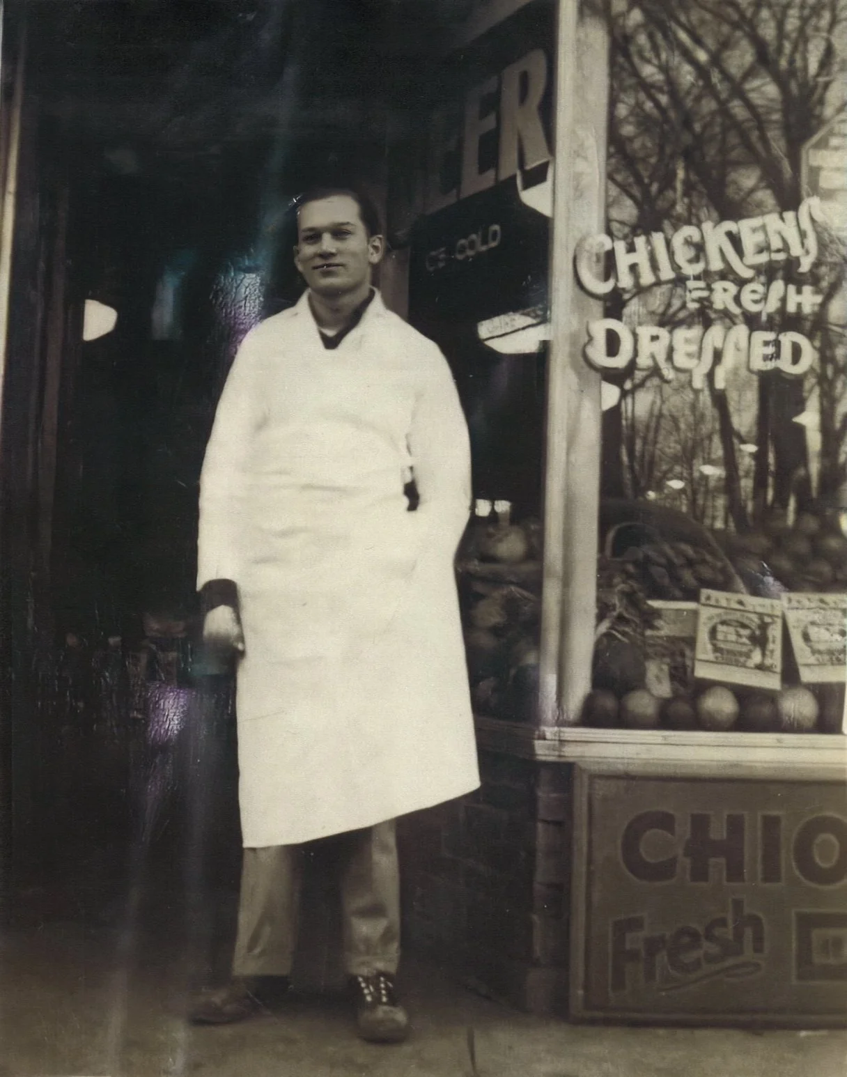 Walt Gawkowski in front of Gov's Market