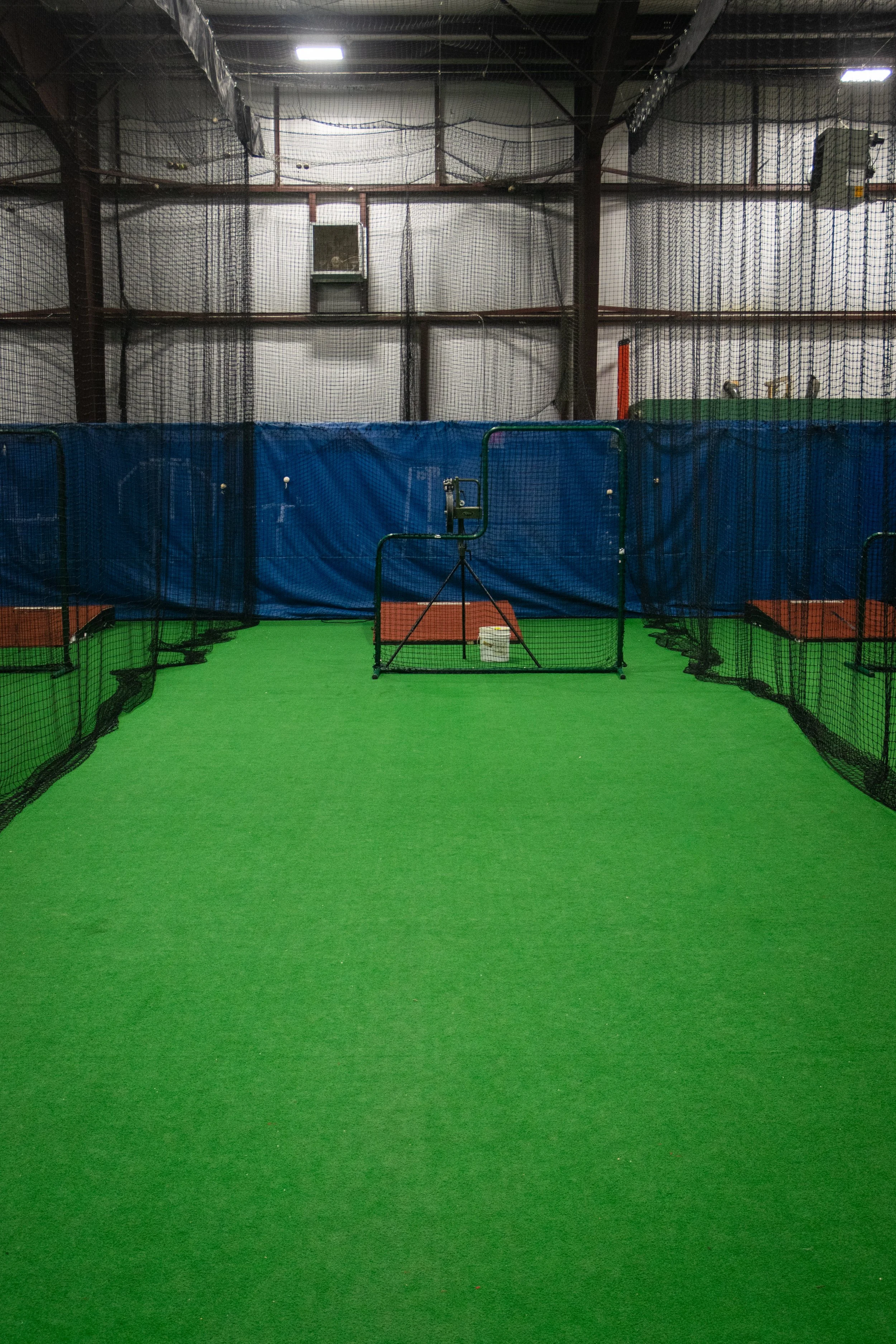 Batting cage tunnel rental area at Gov's Training Academy