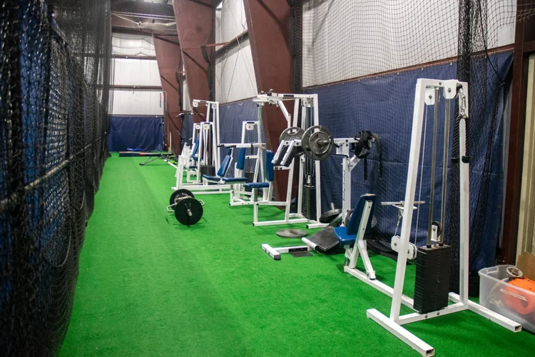 Weight training area at Gov's Training Academy