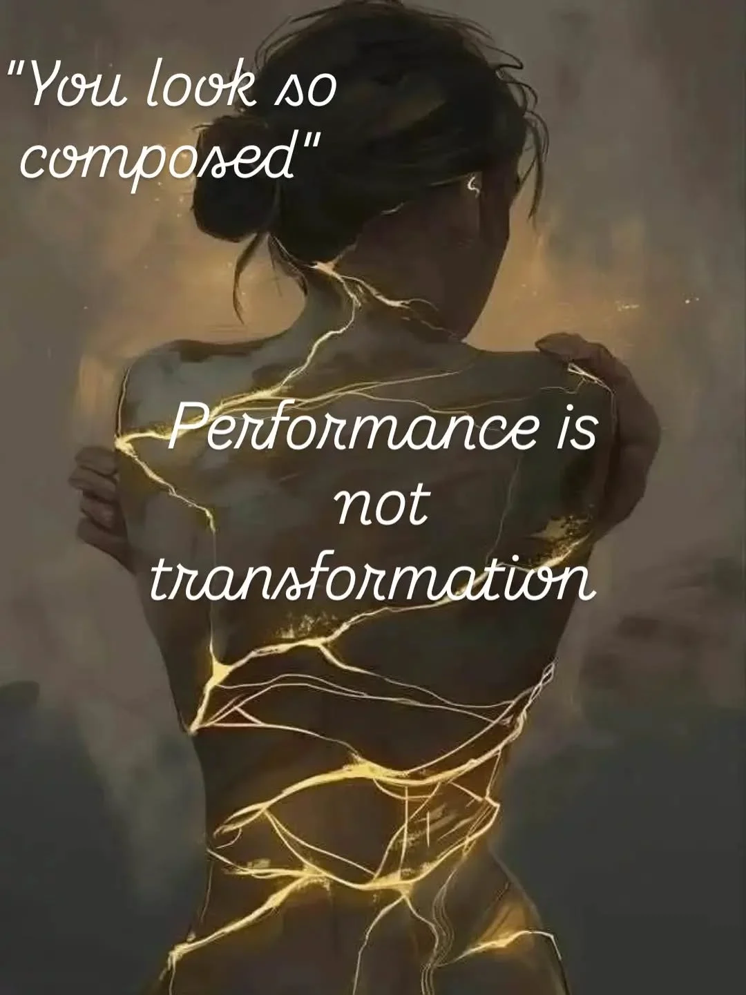 Performing healing can become its own prison.
You look composed.
You sound insightful.
You say the right things.
But inside, you still feel disconnected.
Real healing is not a performance.
It is a return to what is true.
If you are ready to stop pret