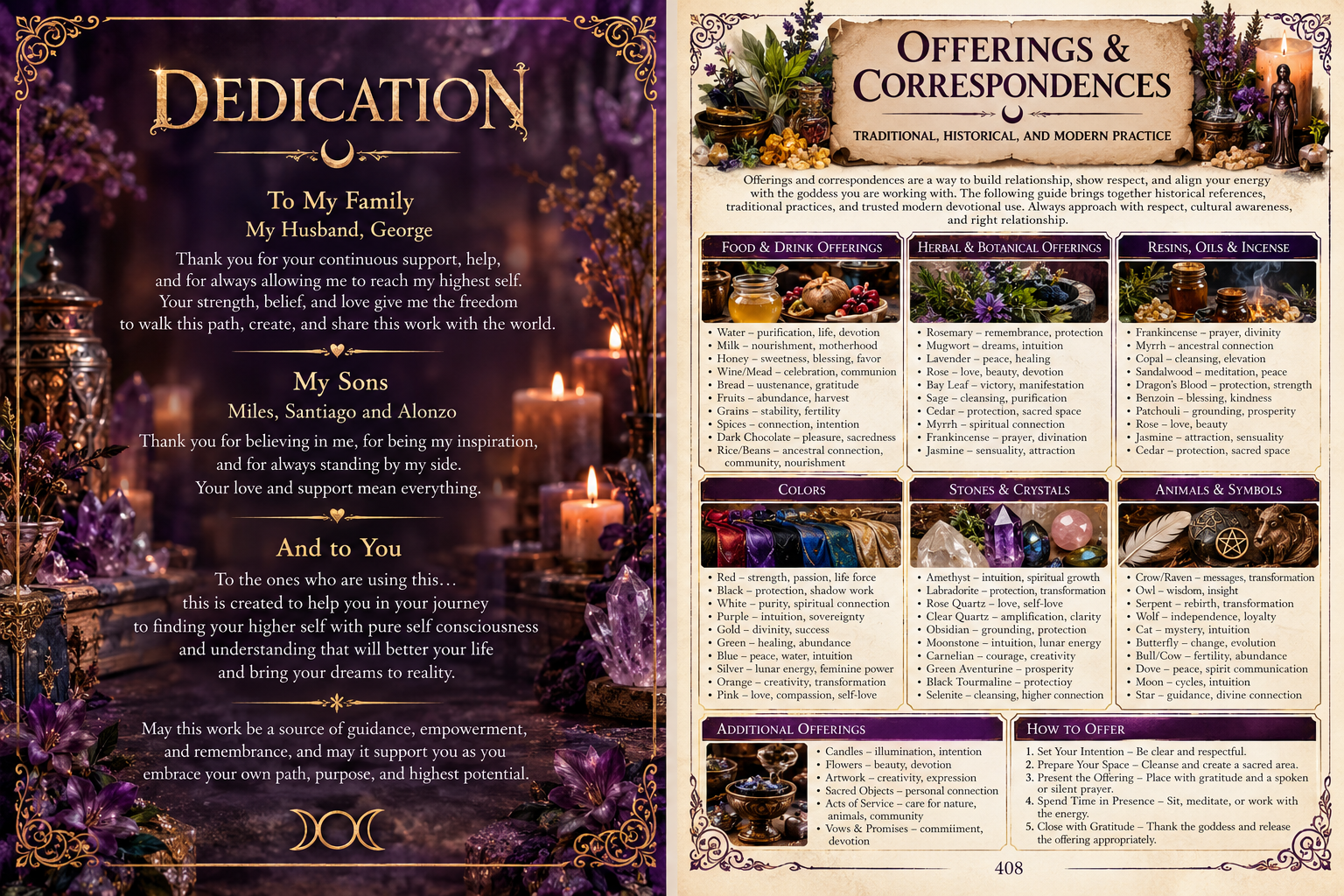 Mystical Dedication and Correspondences Spread.png