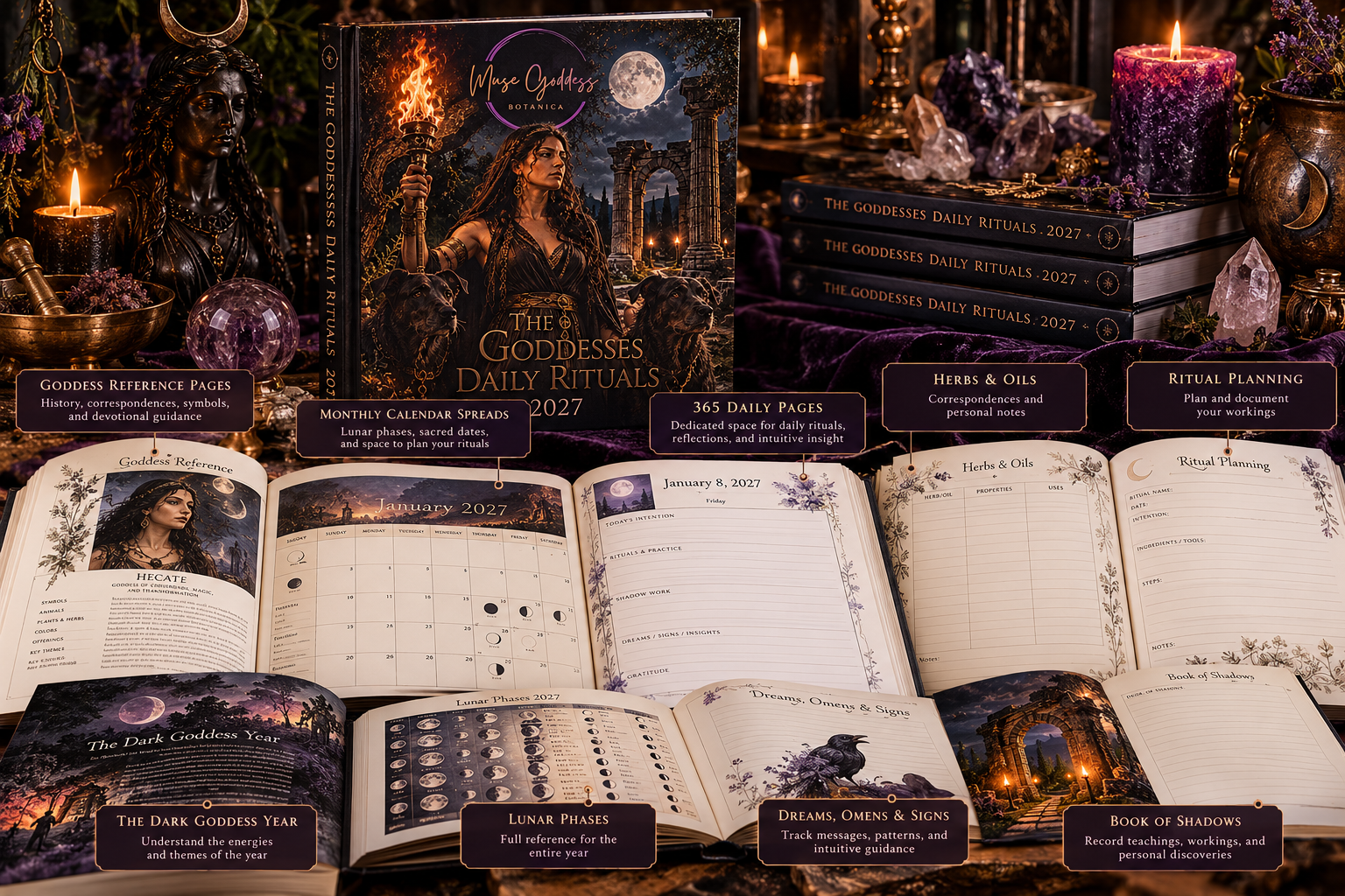 Mystical Goddess Ritual Planner Display.png