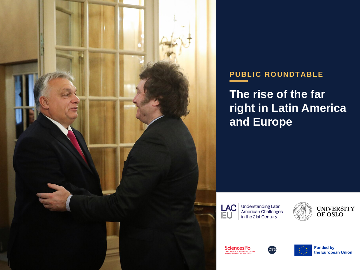 The rise of the far right in Latin America and Europa: public roundtable in Oslo