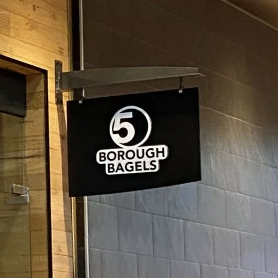 5 Borough Bagels Storefront blade sign.jpg