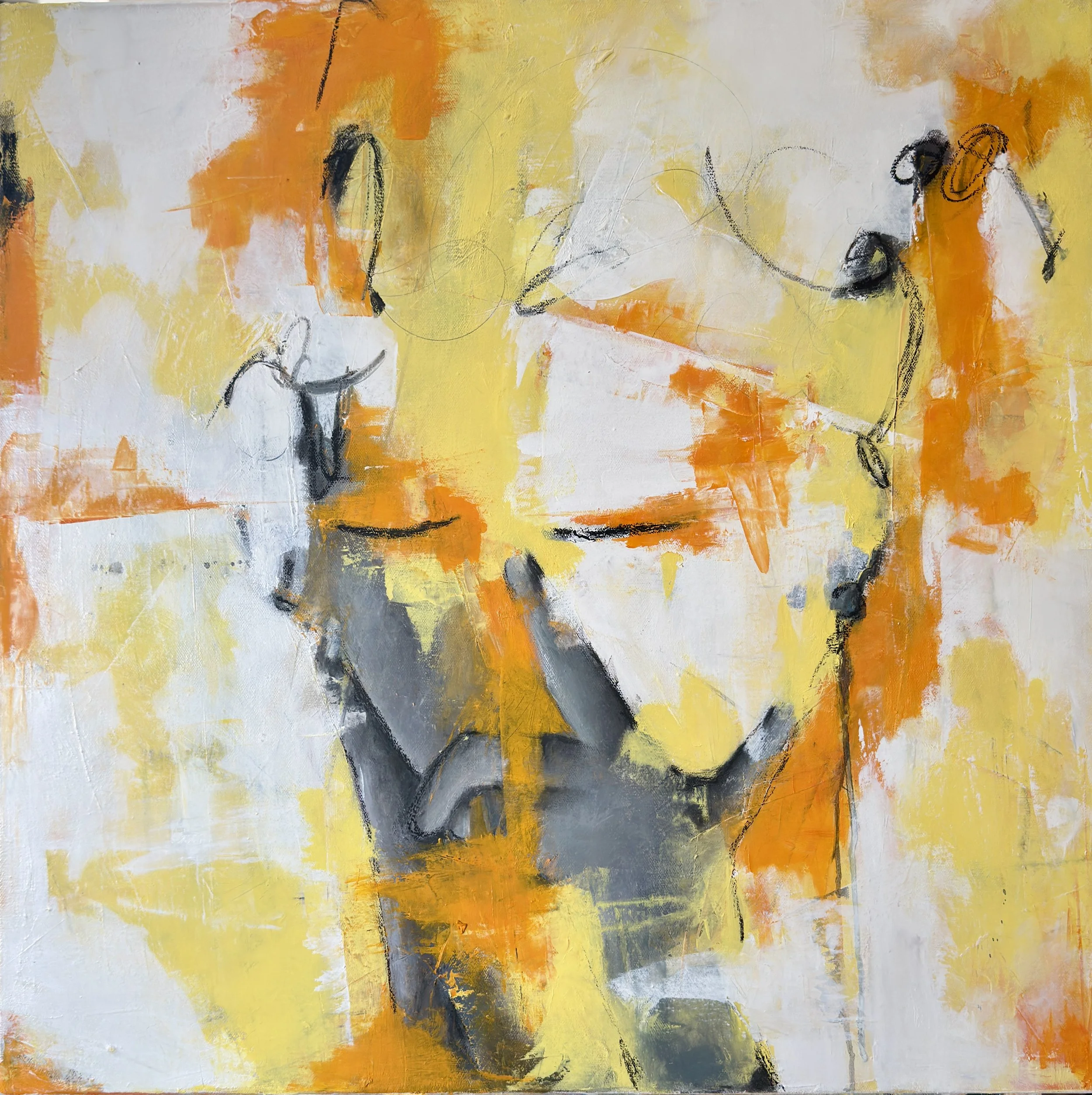 Still, Oil on canvas, 18"x18"