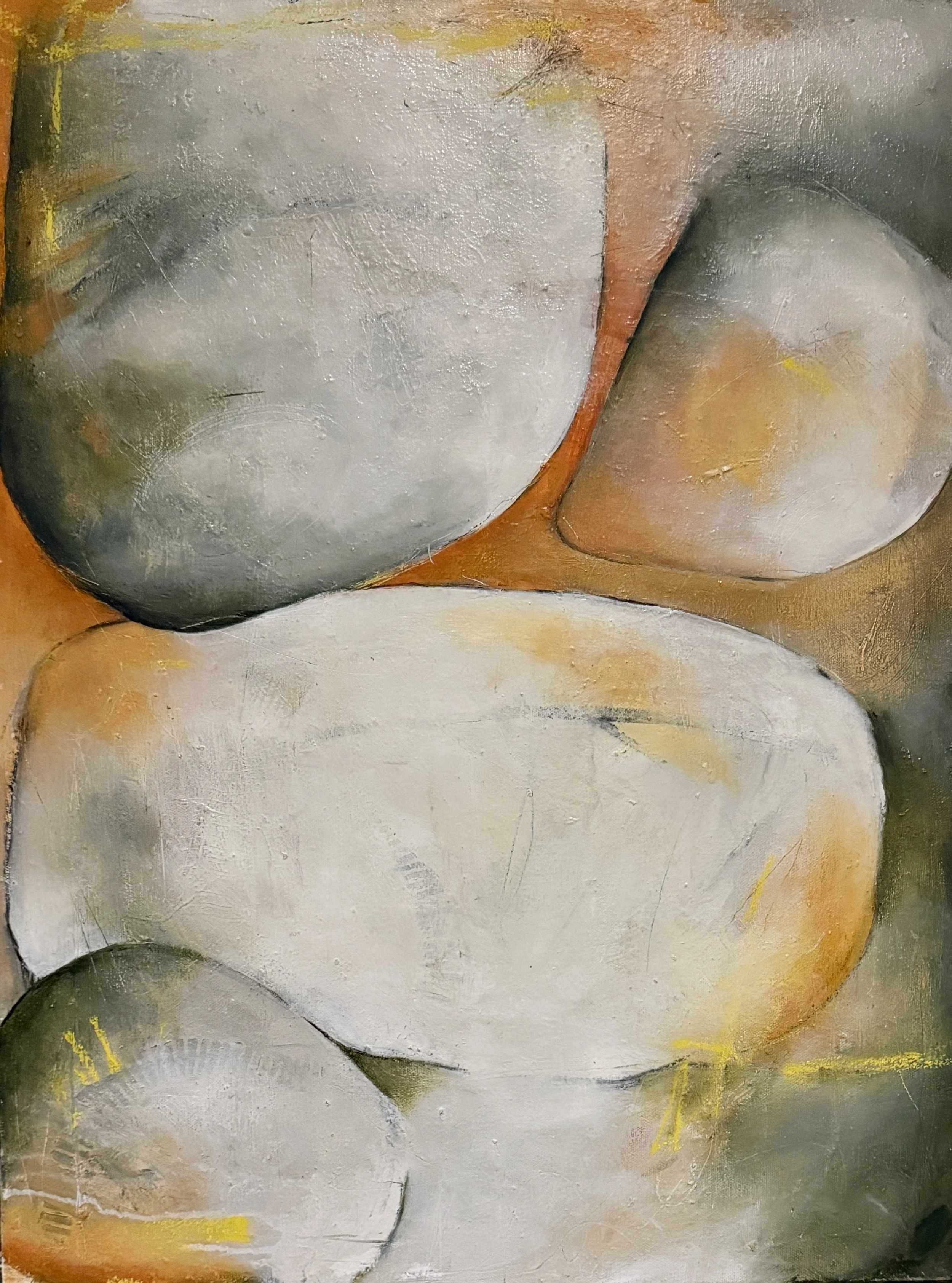 Coffee Talk, Oil on canvas, 24"x18"