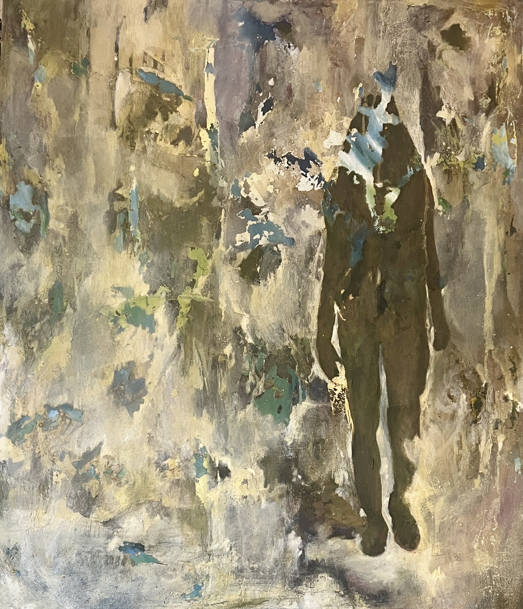 Along The Way, Oil on canvas, 30"x26"
