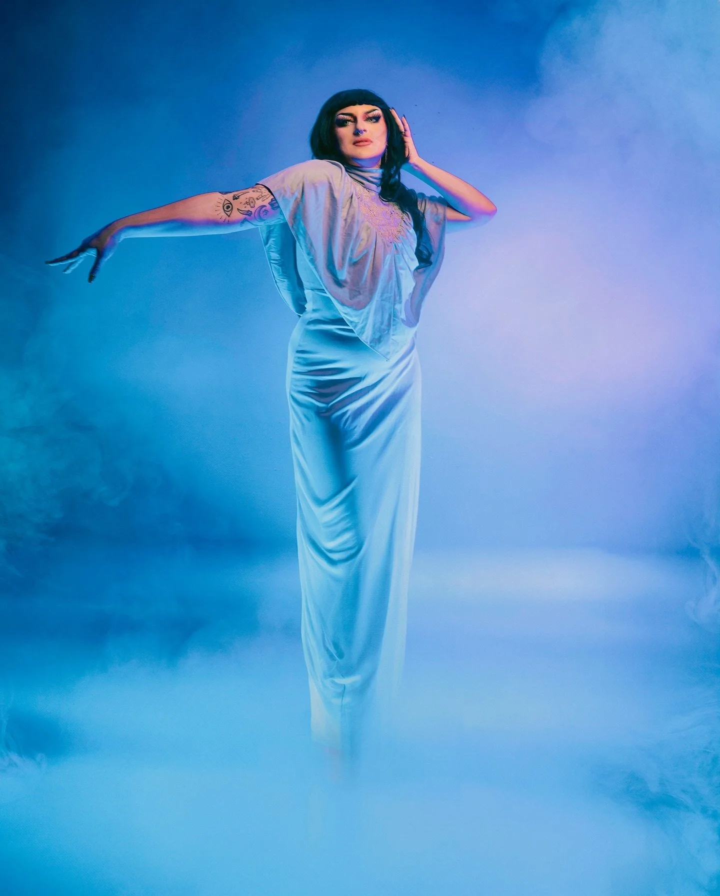 Look at this absolute deity. An apparition, truly. Thank you for letting me beat your face and shoot you @stabithakills - ILY! 💀🤍