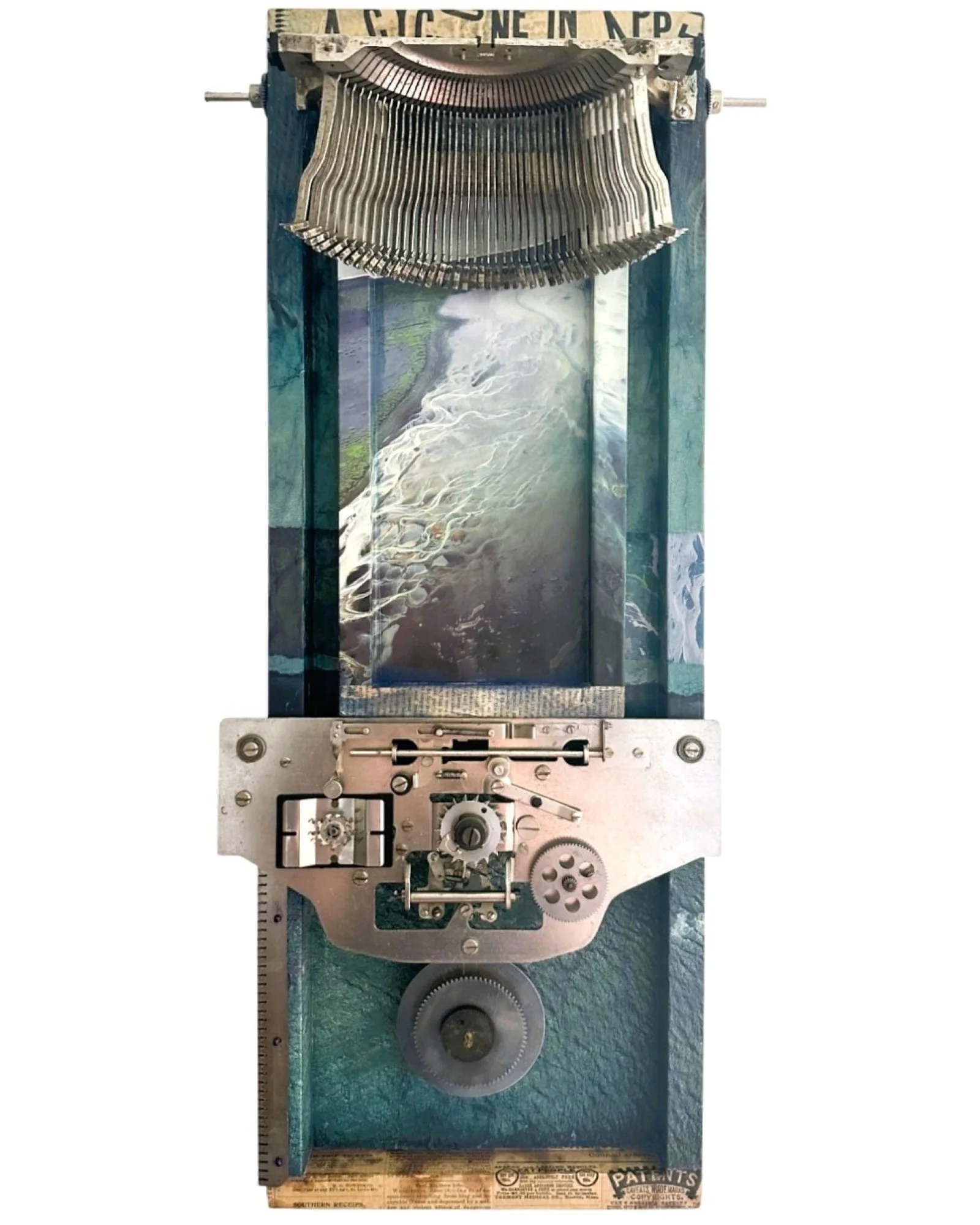 The River Writes Itself  25.5"x12"x4.5"