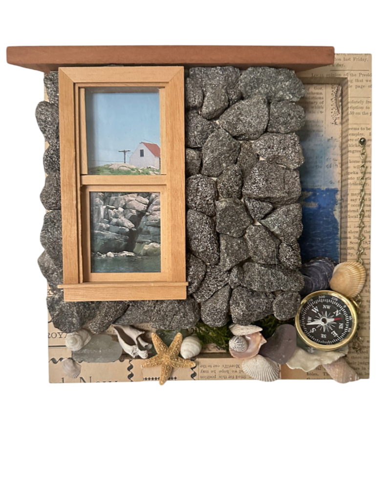 Maine Coastal Views V: Granite Window