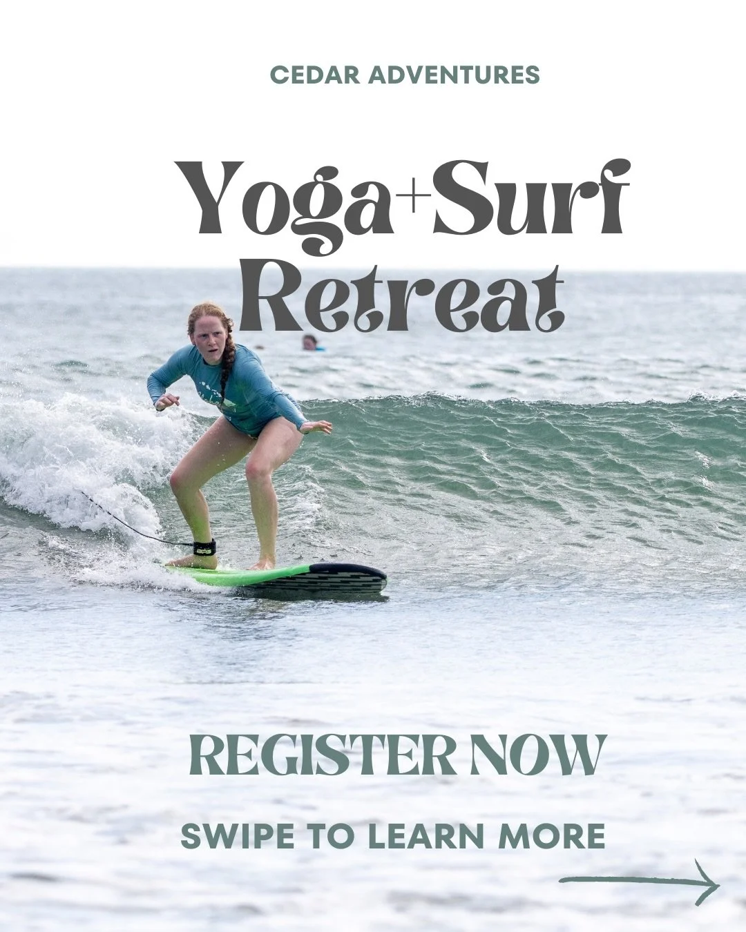 So much fun to look forward to as we launch our first 2026 surf retreat! 🩵

This year, we have a lot of new programming including new beaches, new workshops, a local skate night, a sailing trip, and so much more. We&rsquo;re happy to be partnering u