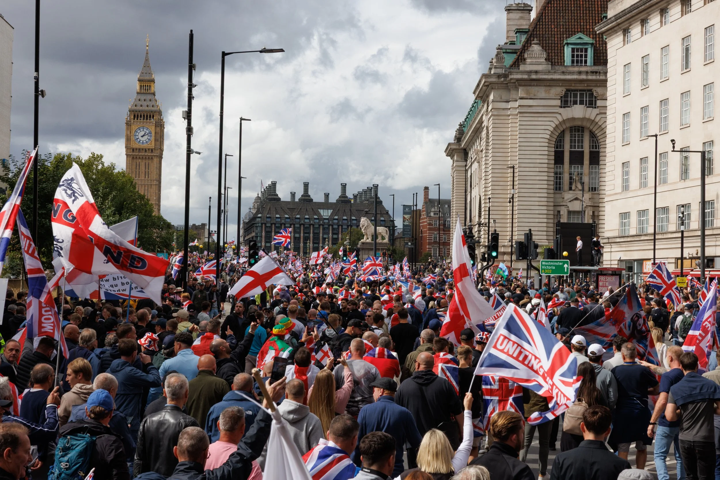 Unit the Kingdom march, London, 2025