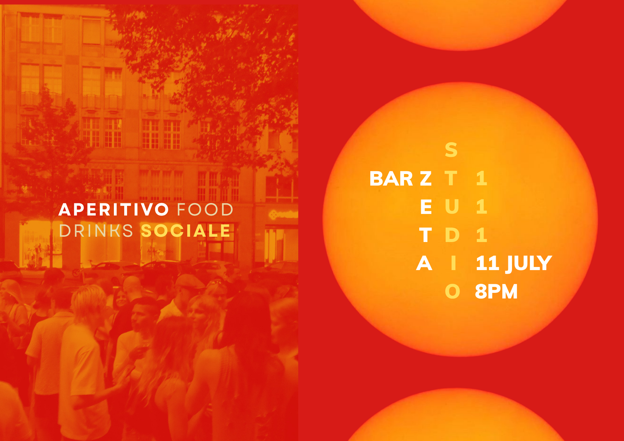 BAR ZETA - APERITIVO SOCIALE VOL.II @STUDIO1111