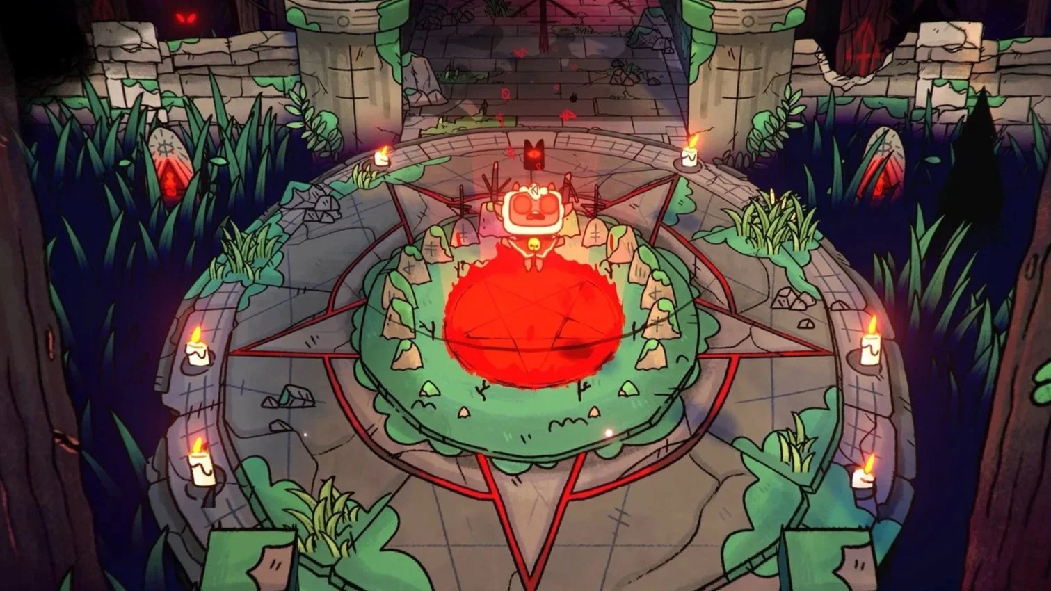 10 Spooky Games Like Cult of the Lamb That Still Feel Cozy