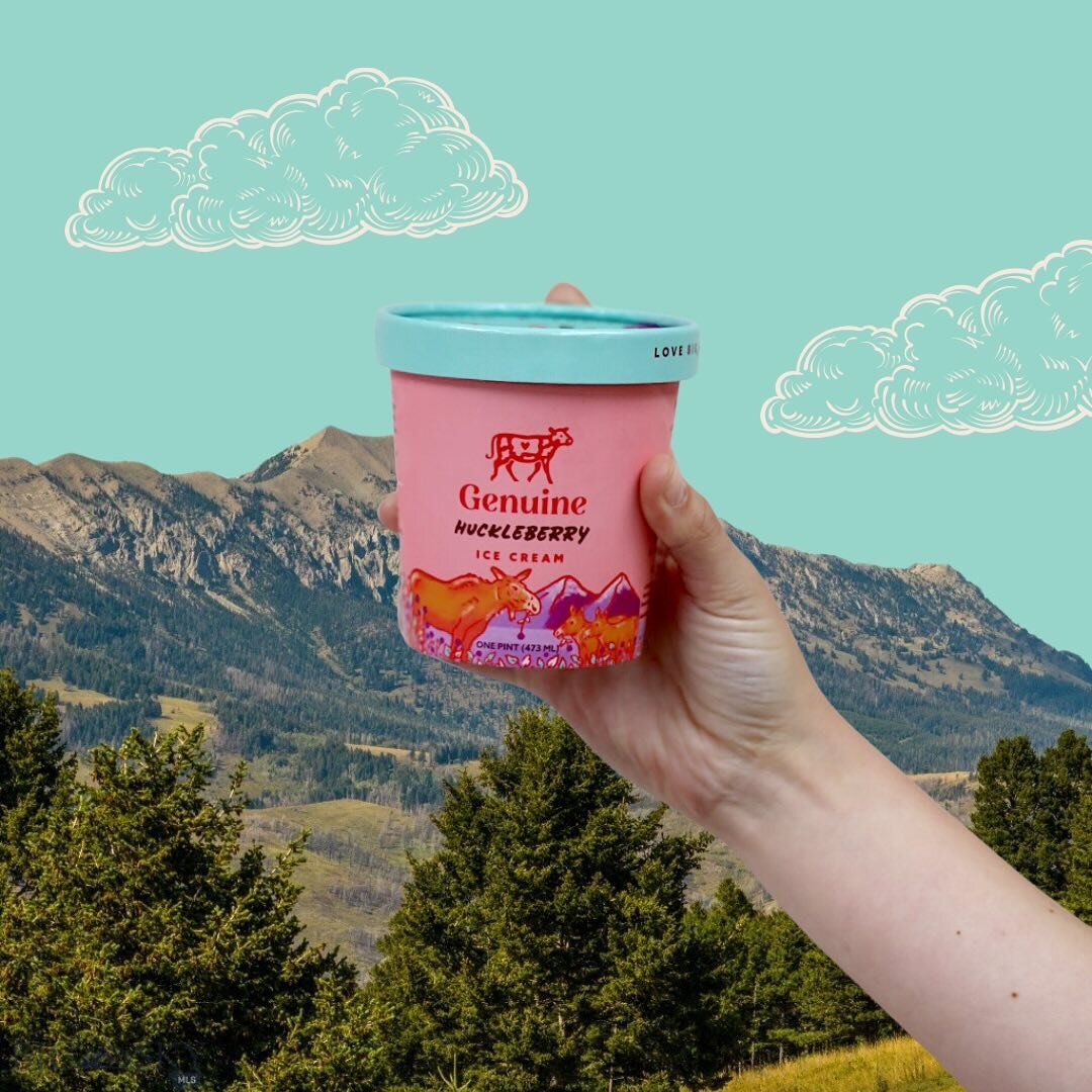 Happy 406 Day, Montana! 🩷 Join us in store to celebrate our love for all things local (like our favorite, Huckleberry) 🏔️ 🍦