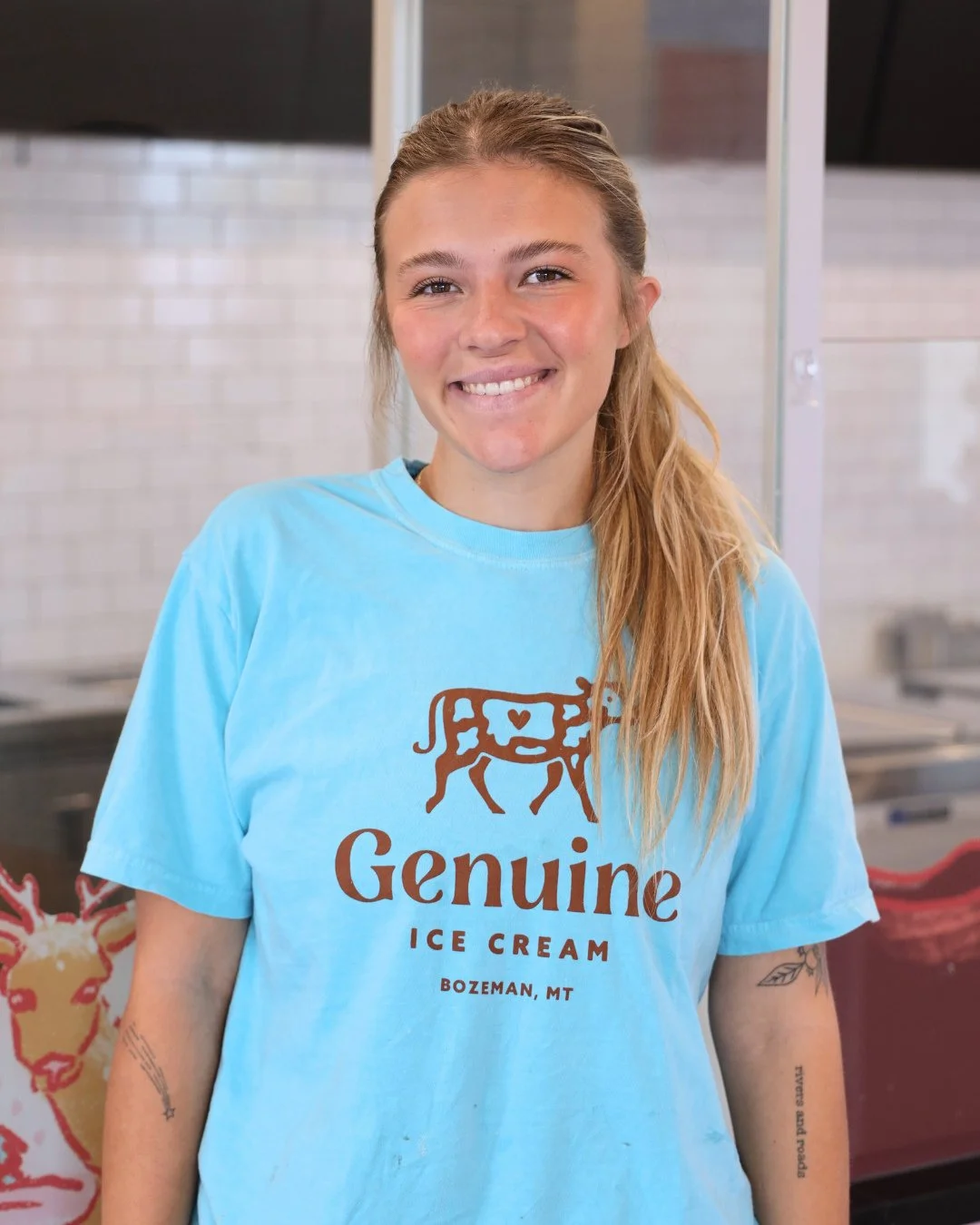 Meet Mattie &mdash; one of the friendly faces behind the counter. She keeps the scoops rolling and the vibes genuine. Say hi next time you&rsquo;re in!