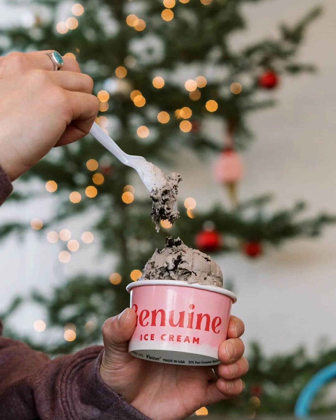 We have a few rotating seasonal flavors in the shop for a short time, each bringing a little extra holiday spirit to your scoop. Stop by soon and enjoy them while they are here.