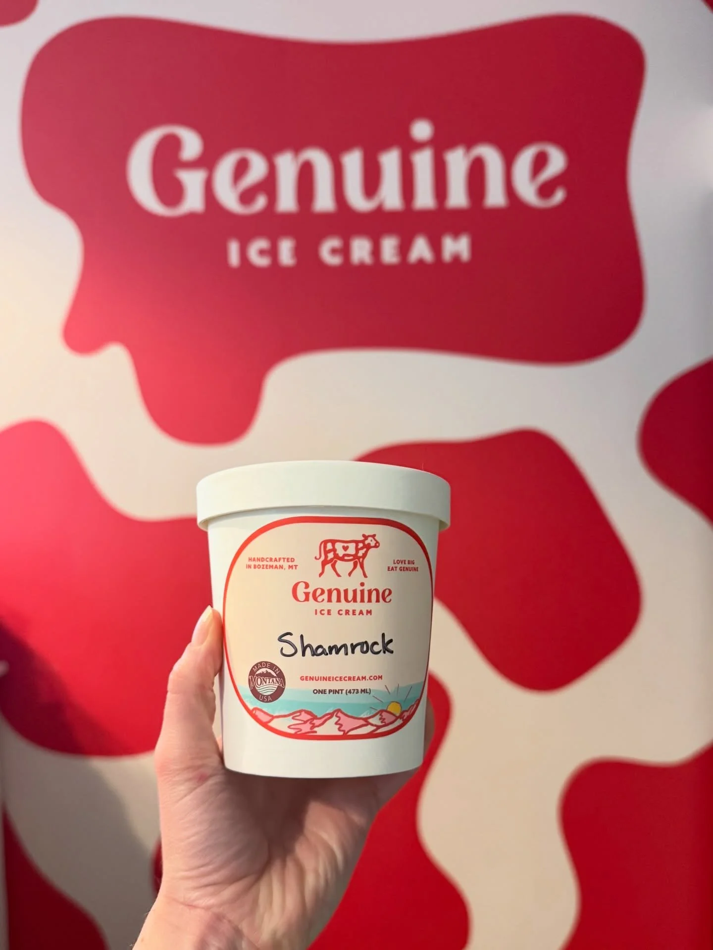 Consider this your lucky scoop. 🍀

Shamrock pints and ice cream sandwiches are waiting.

#GenuineIceCream #MontanaIceCream #HandmadeIceCream #Bozeman #stpattysday