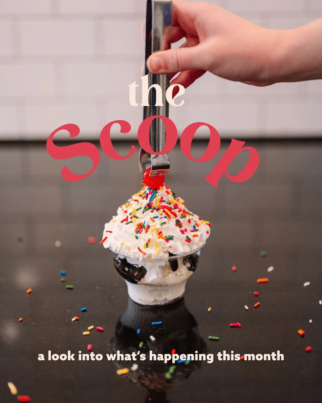 The Scoop is here for May 🍦✨

Longer days mean later nights, and we&rsquo;re here for all of it. We&rsquo;ve officially moved to summer hours (11 am &ndash;11 pm), giving you a little more time to stop in, slow down, and enjoy something sweet.

May 