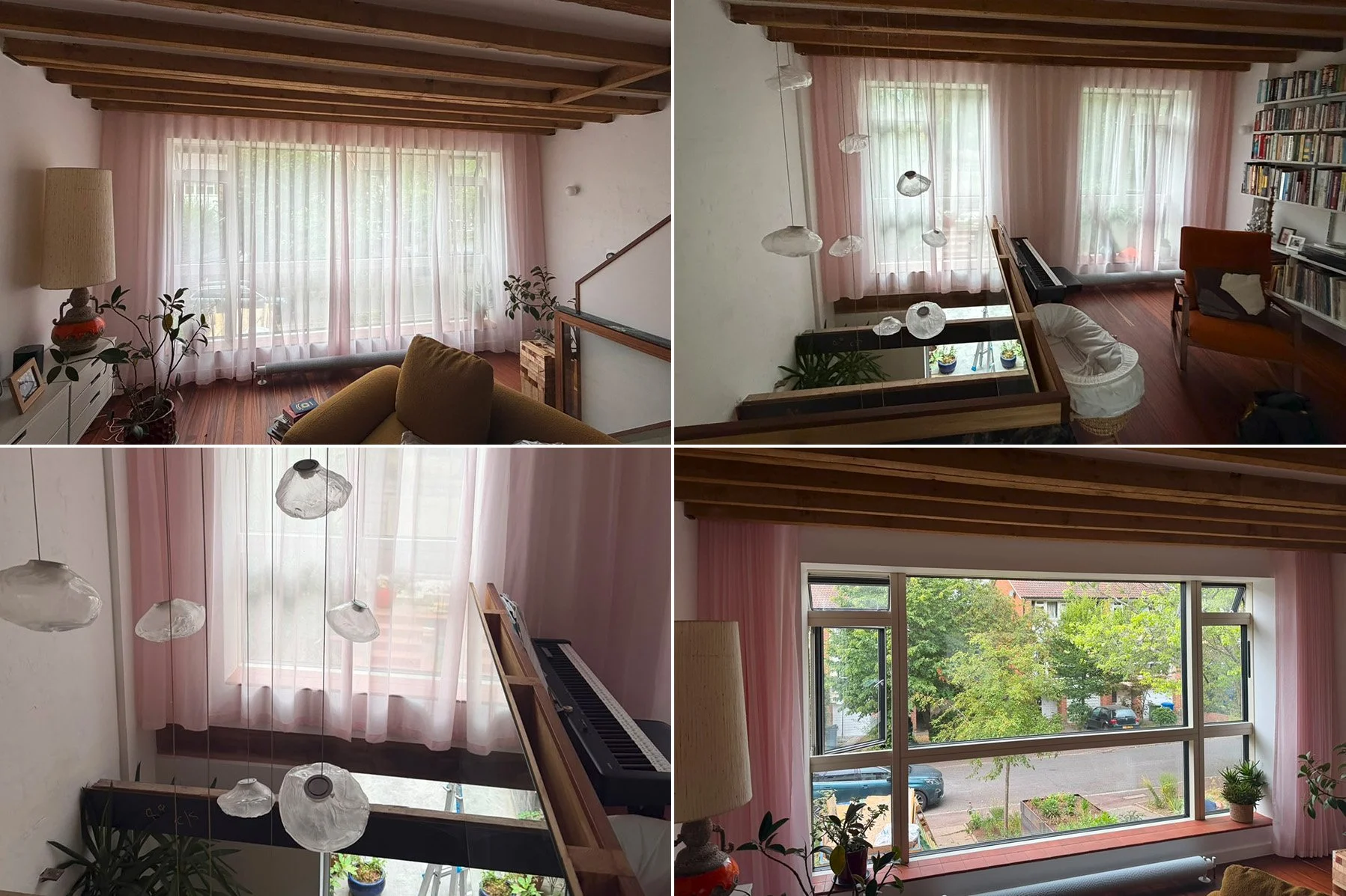 Voile curtains
