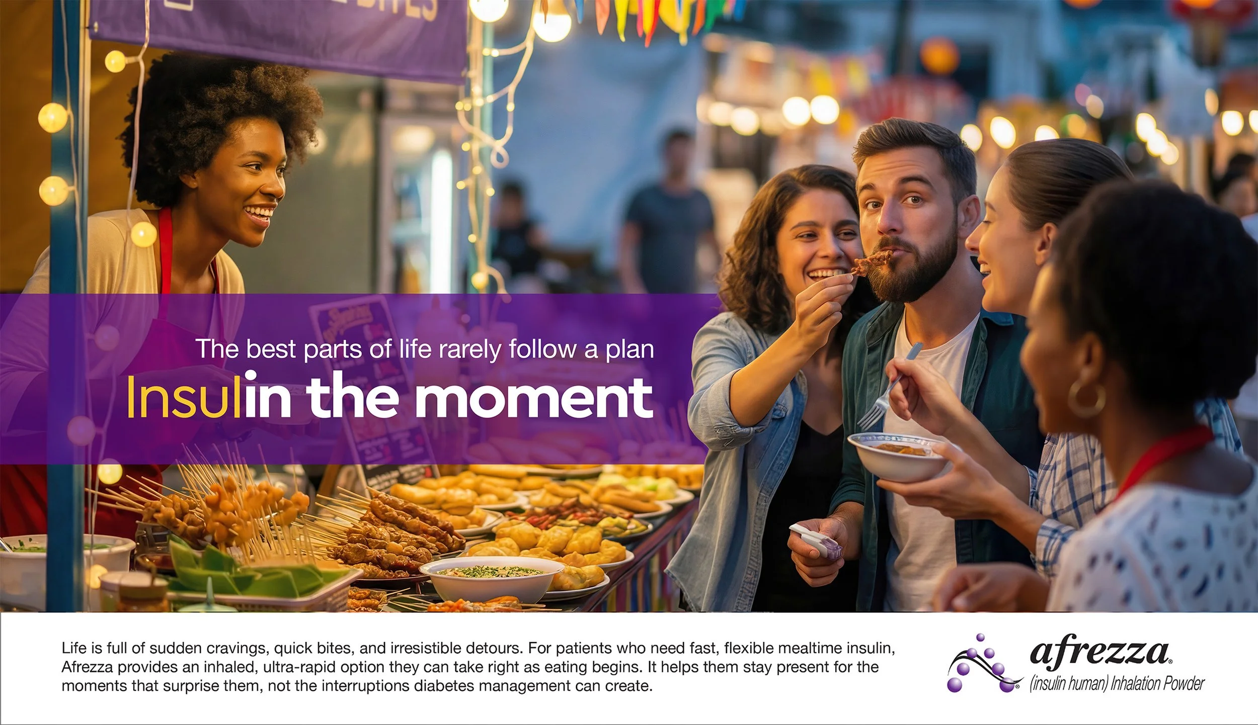 "Live In-sulin the Moment" Campaign
| Role: Co-Designer in concepting, image development, and execution