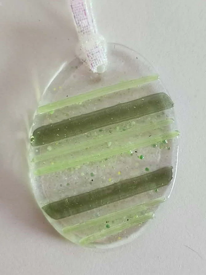 Green Stripe Suncatcher