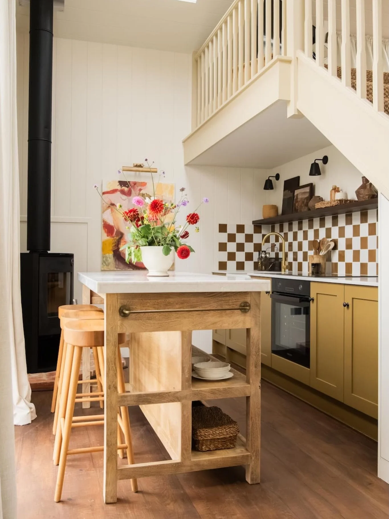 The smallest kitchen I&rsquo;ve ever designed.

At only 3 metres in length, making it work as a functioning kitchen where my clients could actually cook and entertain was quite the challenge, but luckily one I was willing to fight!

Every inch truly 