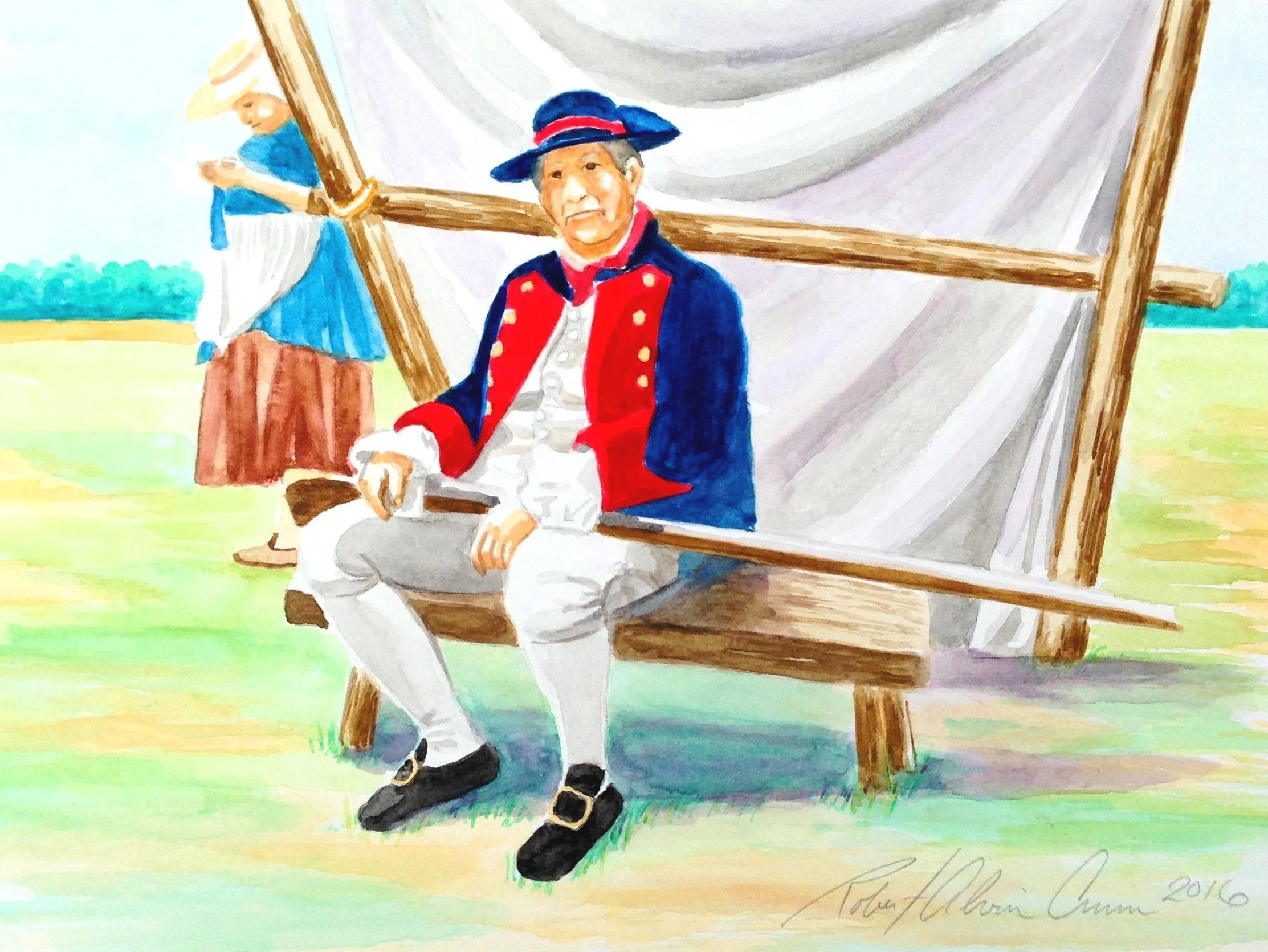 "Patiently Waiting" Robert Alvin Crum 2016