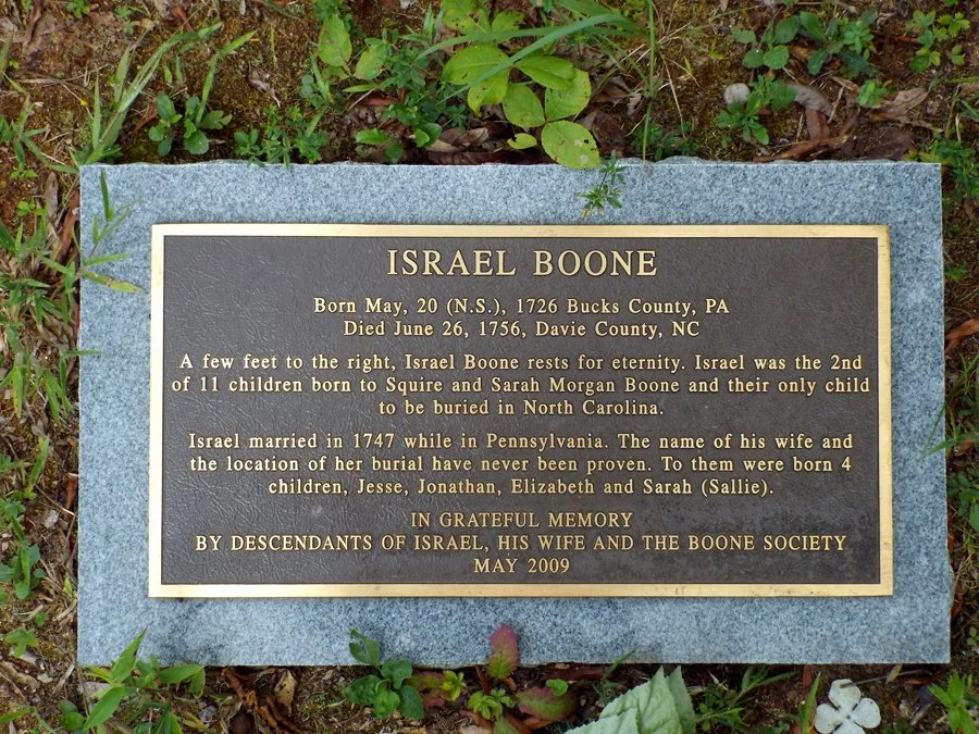 2009 Israel Boone Marker. Photo by R.A. Crum
