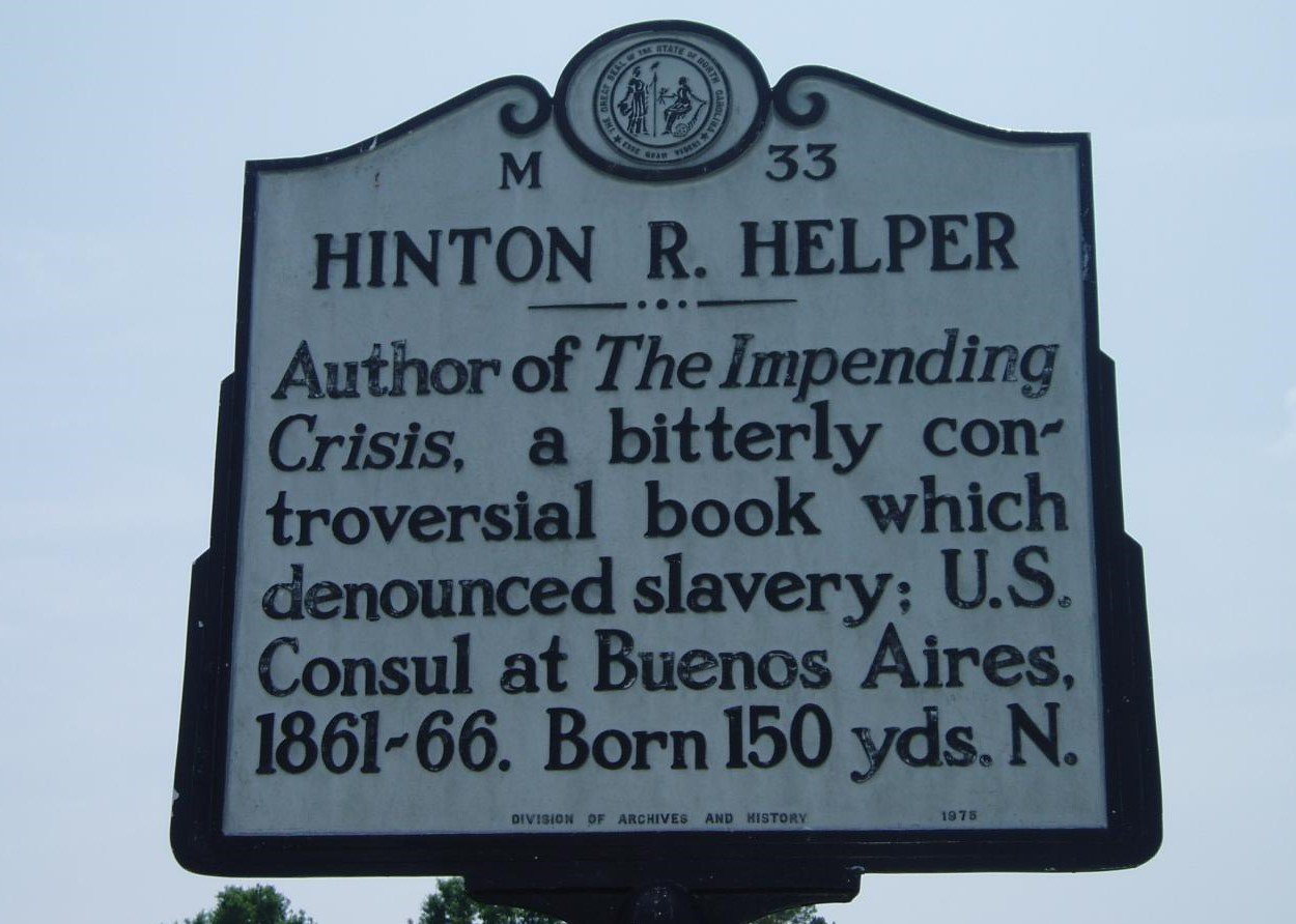 Hinton Helper Highway Sign