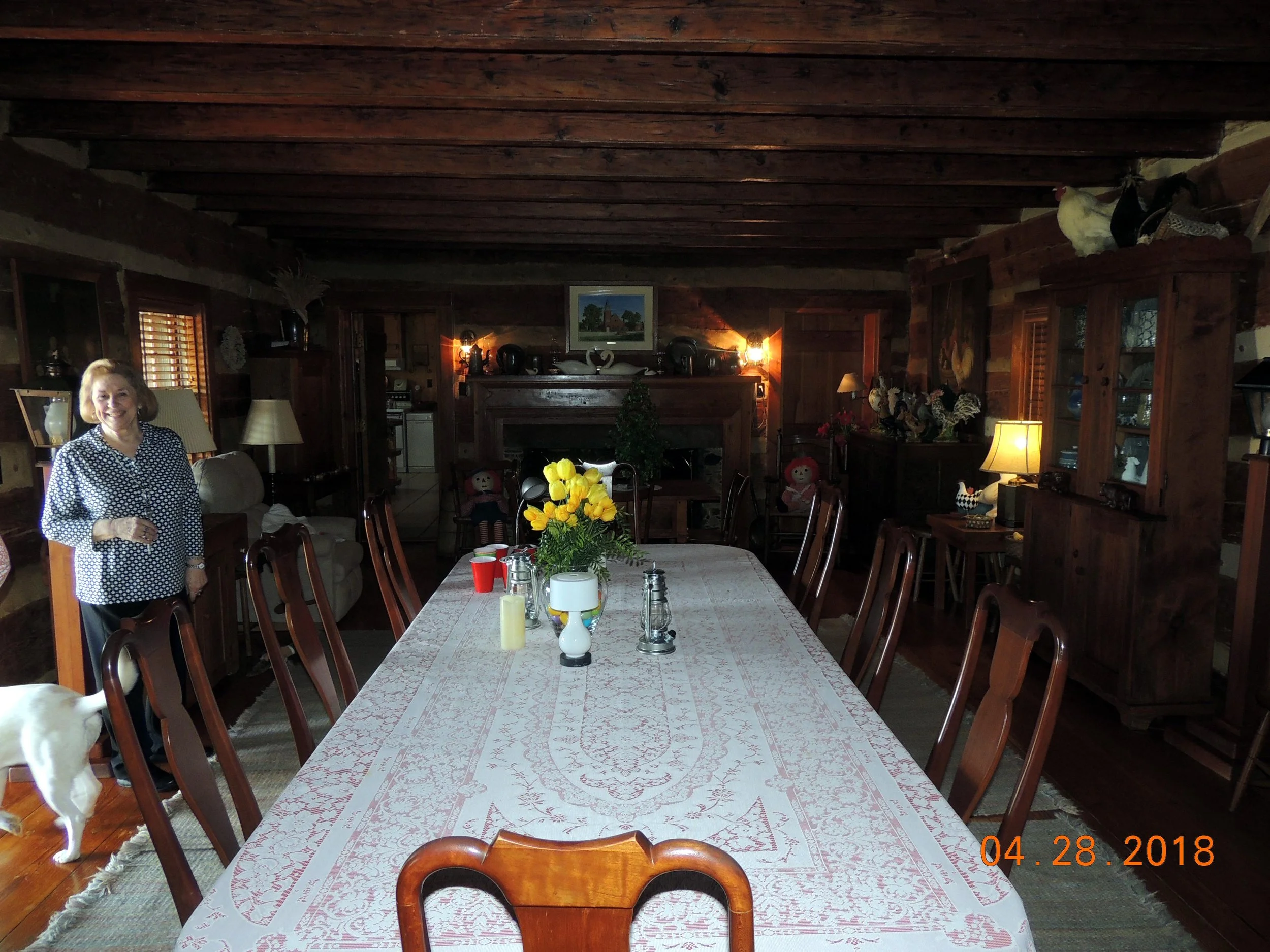 Wilcoxson House Interior. Earl Wilcox Photo.