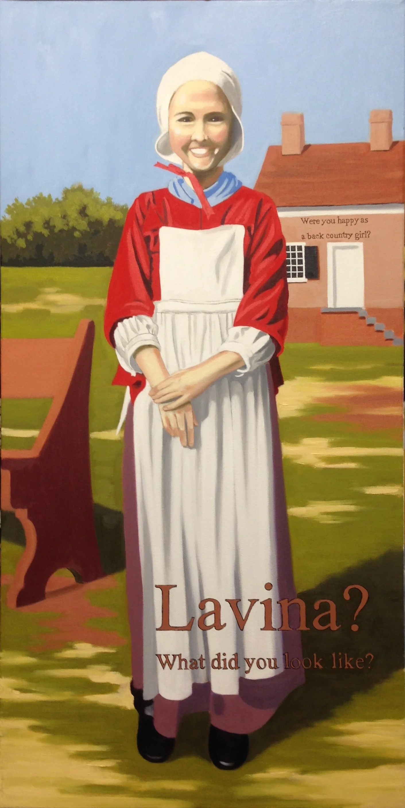 "Lavina?" oil painting by RA Crum