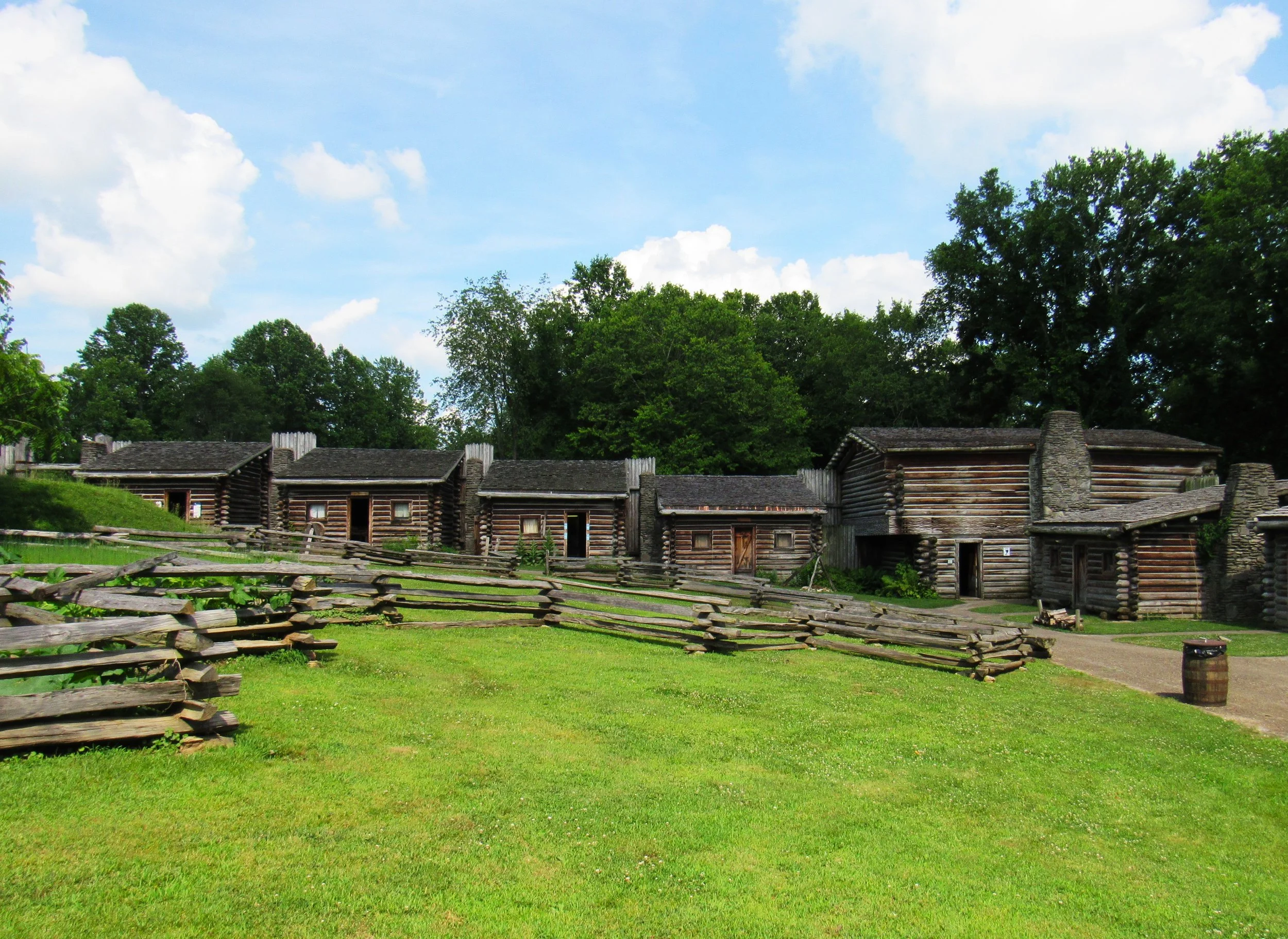 Interior of Ft. Boonesborough" photo by Crum