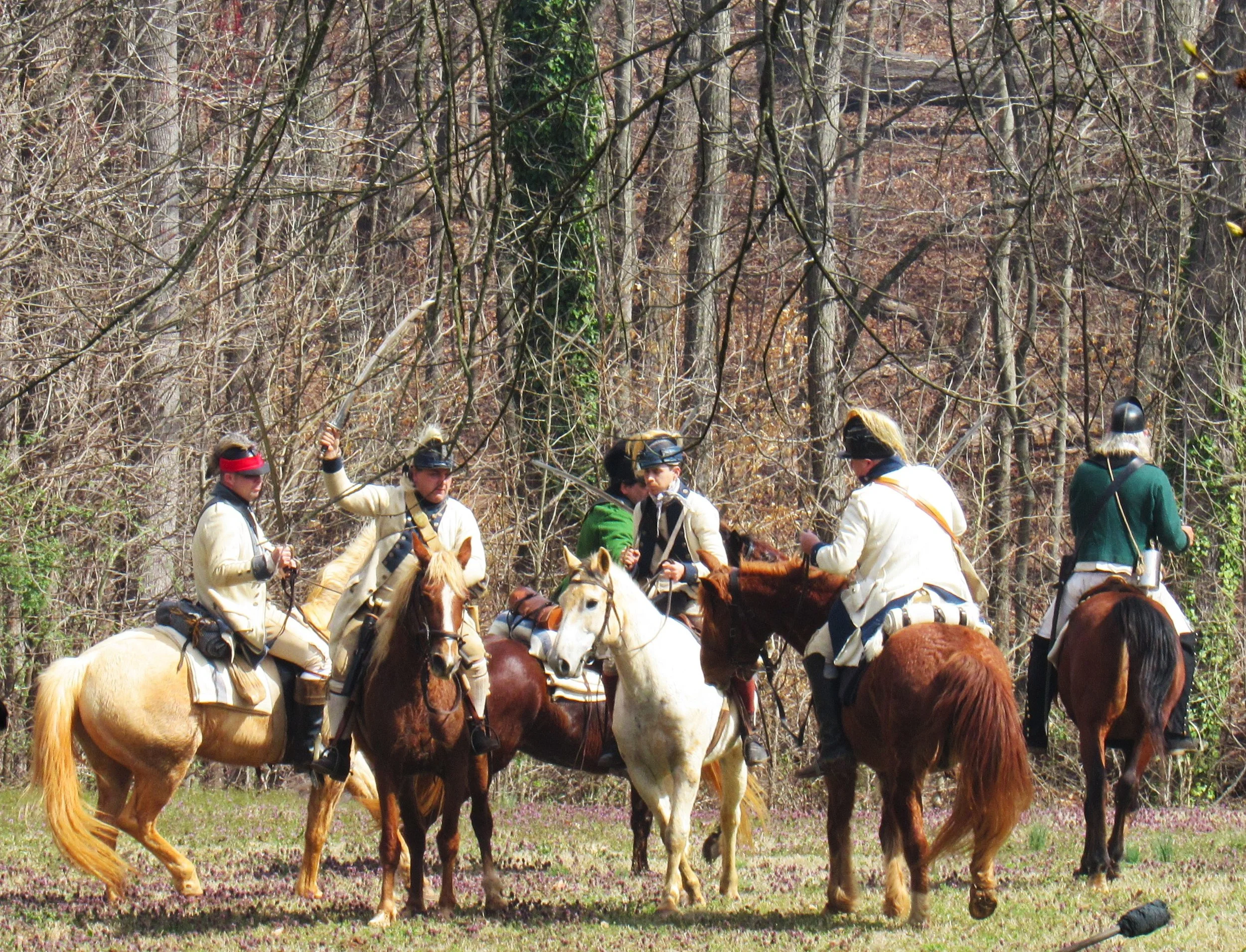 "Dragoons with Sabers Drawn" photo by RA Crum