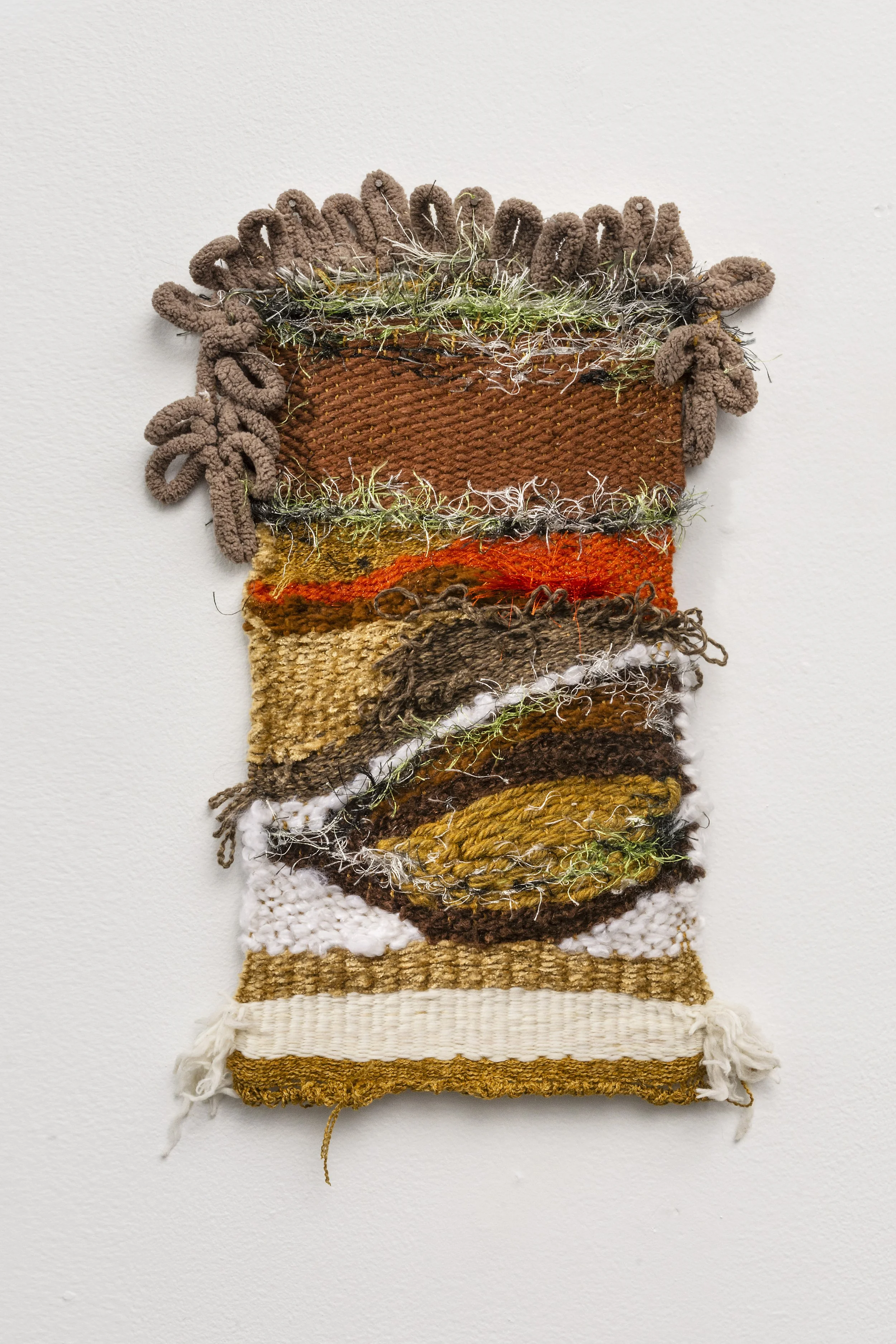 Yasmeen Abdallah,
Midden, 2025, yarn, 2 ft x 1 ft.