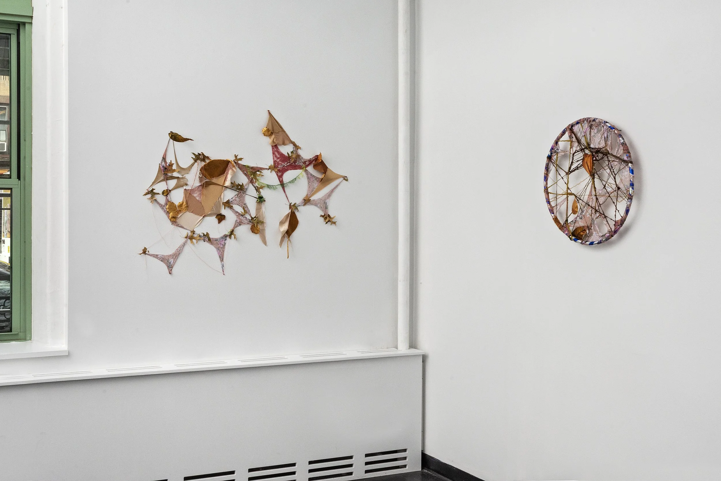 Installation images of work by Yasmeen Abdallah.