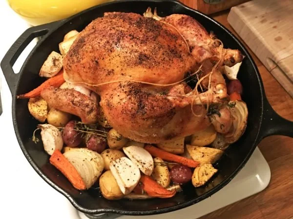 Roast Chicken with Root Vegetables