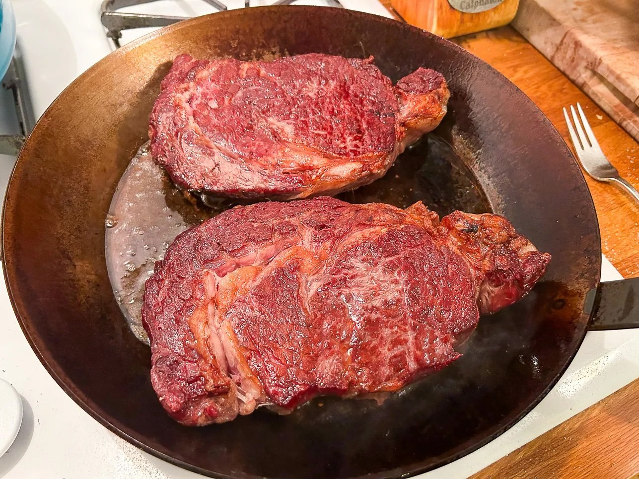 Reverse Seared Ribeyes The Amateur Gourmet